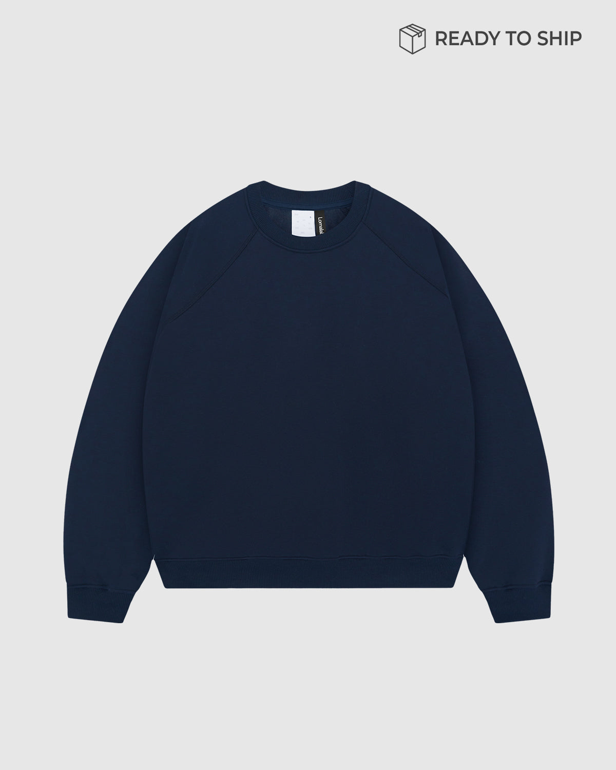 Premium 500gsm Navy Blue Crewneck