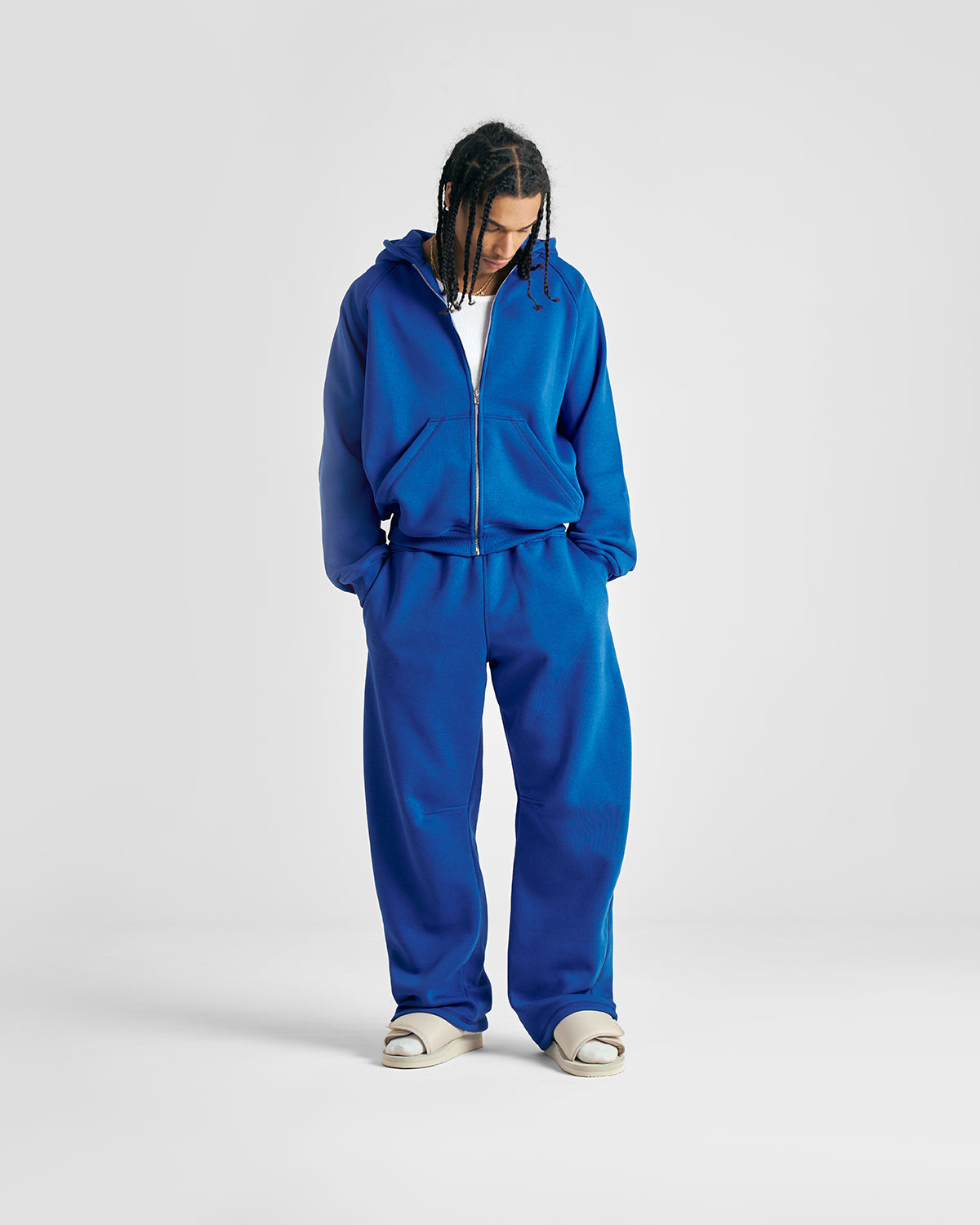 EVERYDAY ROYAL BLUE ZIP HOODIE