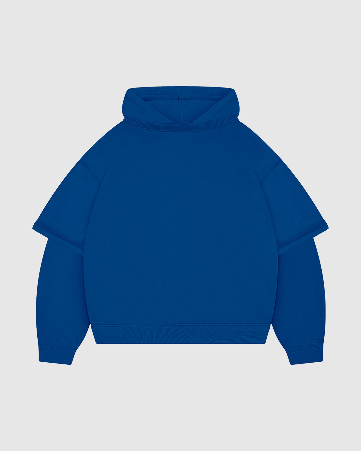 Royal Blue Double-Sleeve Hoodie