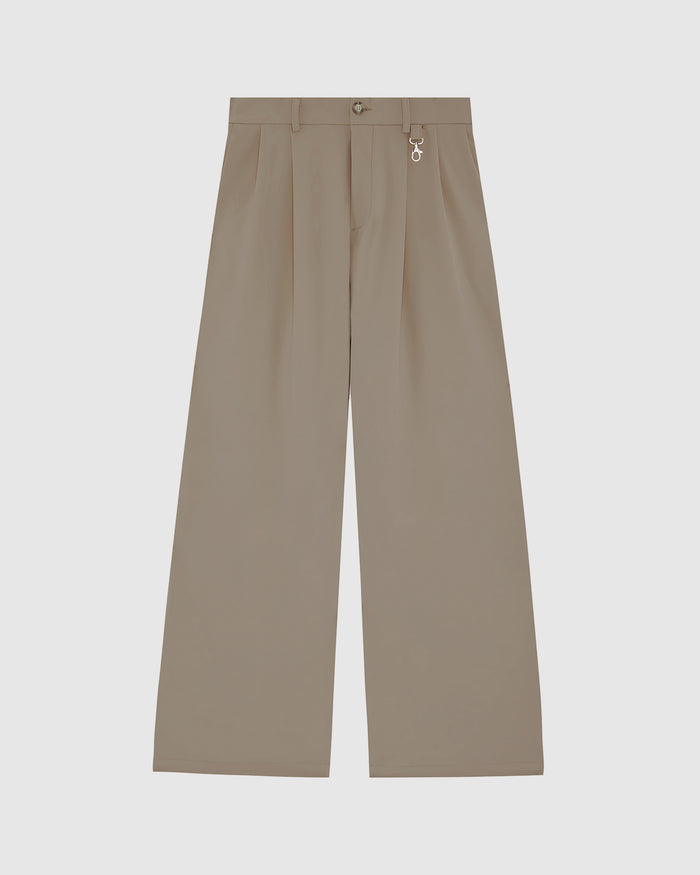 Silk Clay Everyday Pleated Pants
