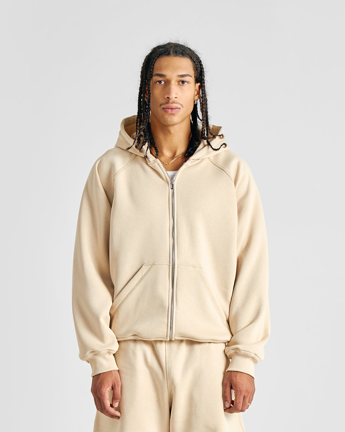 EVERYDAY SOFT SAND ZIP HOODIE