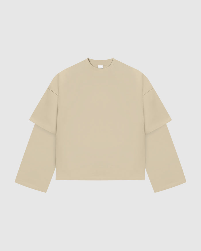 Everyday Soft Sand Double-Sleeve Tee