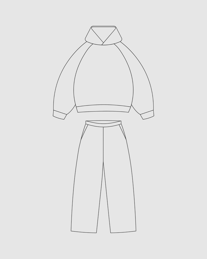 EVERYDAY HOODIE + SWEATPANTS SET 350gsm