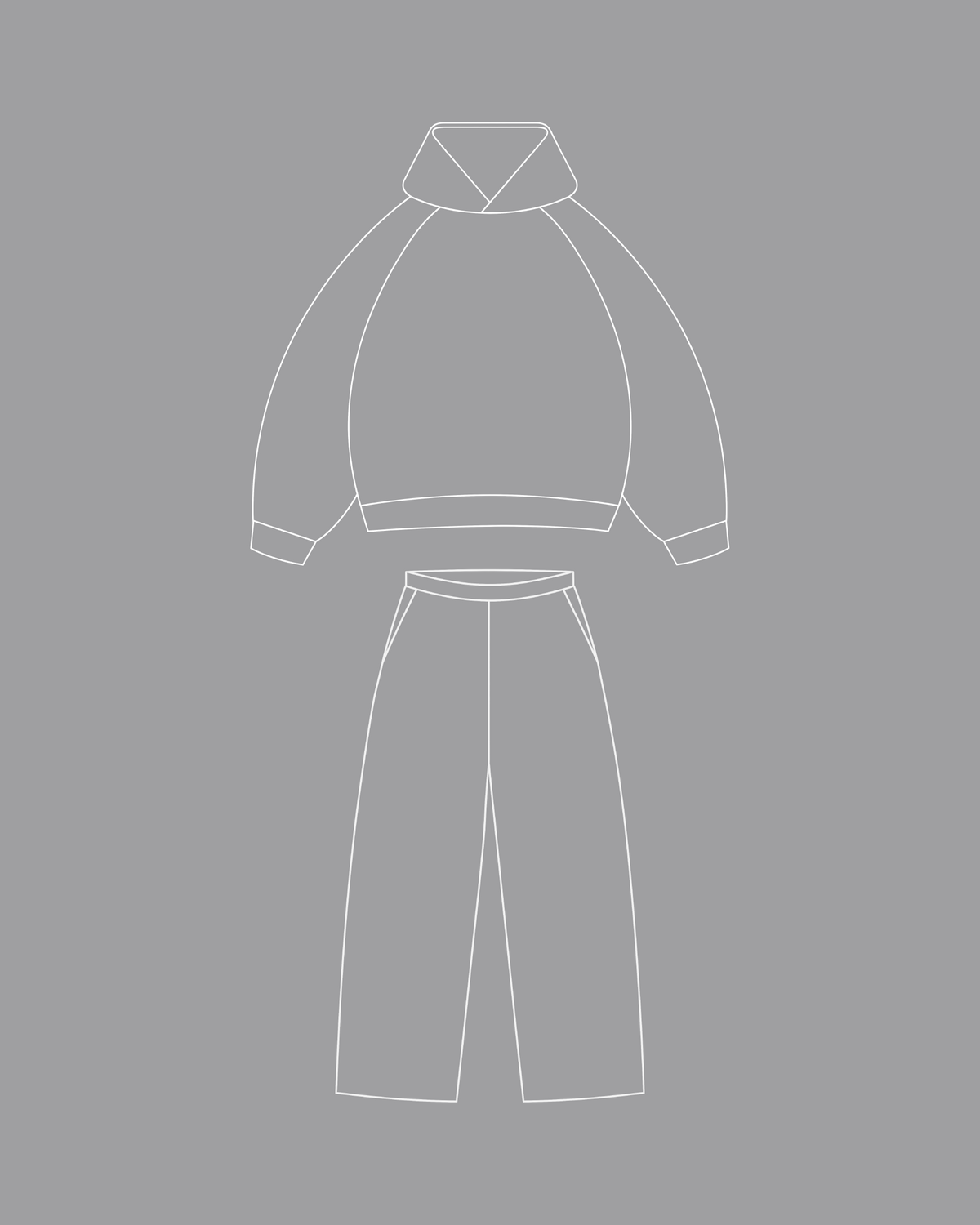 PREMIUM HOODIE + SWEATPANTS SET 500gsm