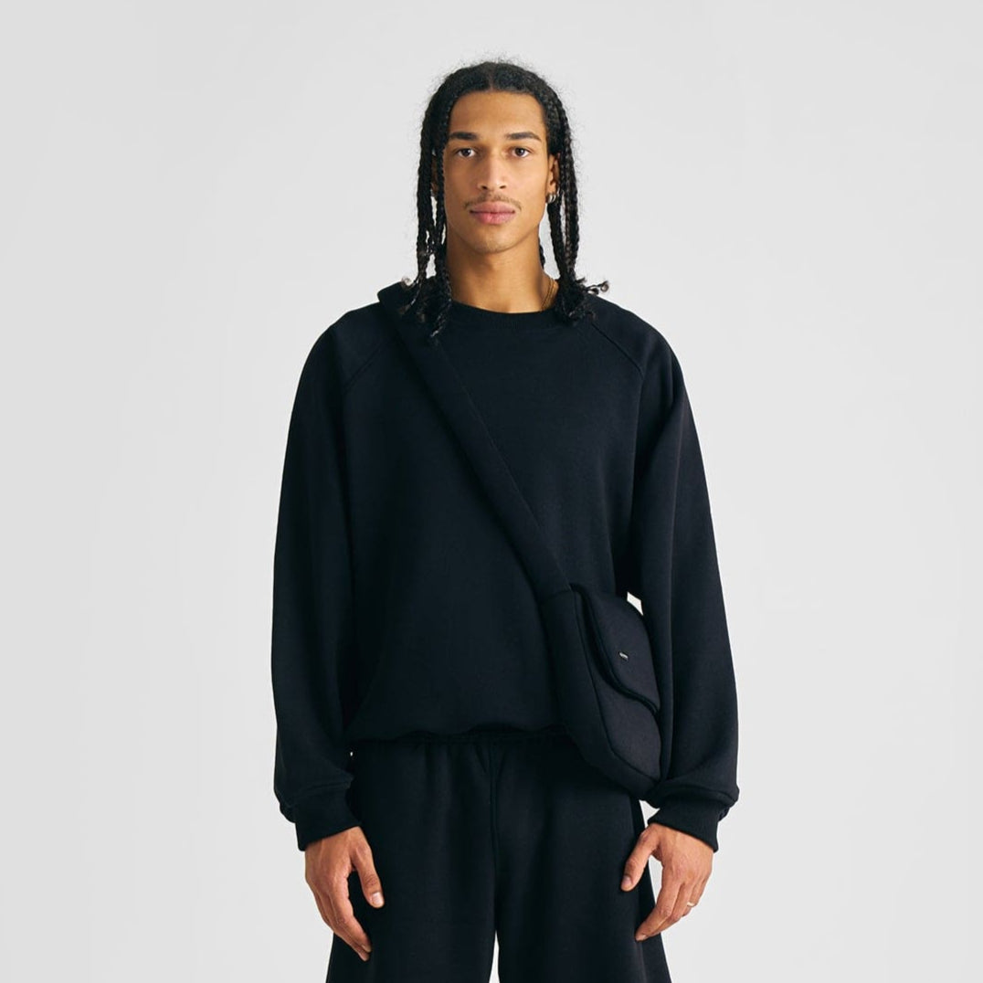 EVERYDAY JET BLACK CREWNECK