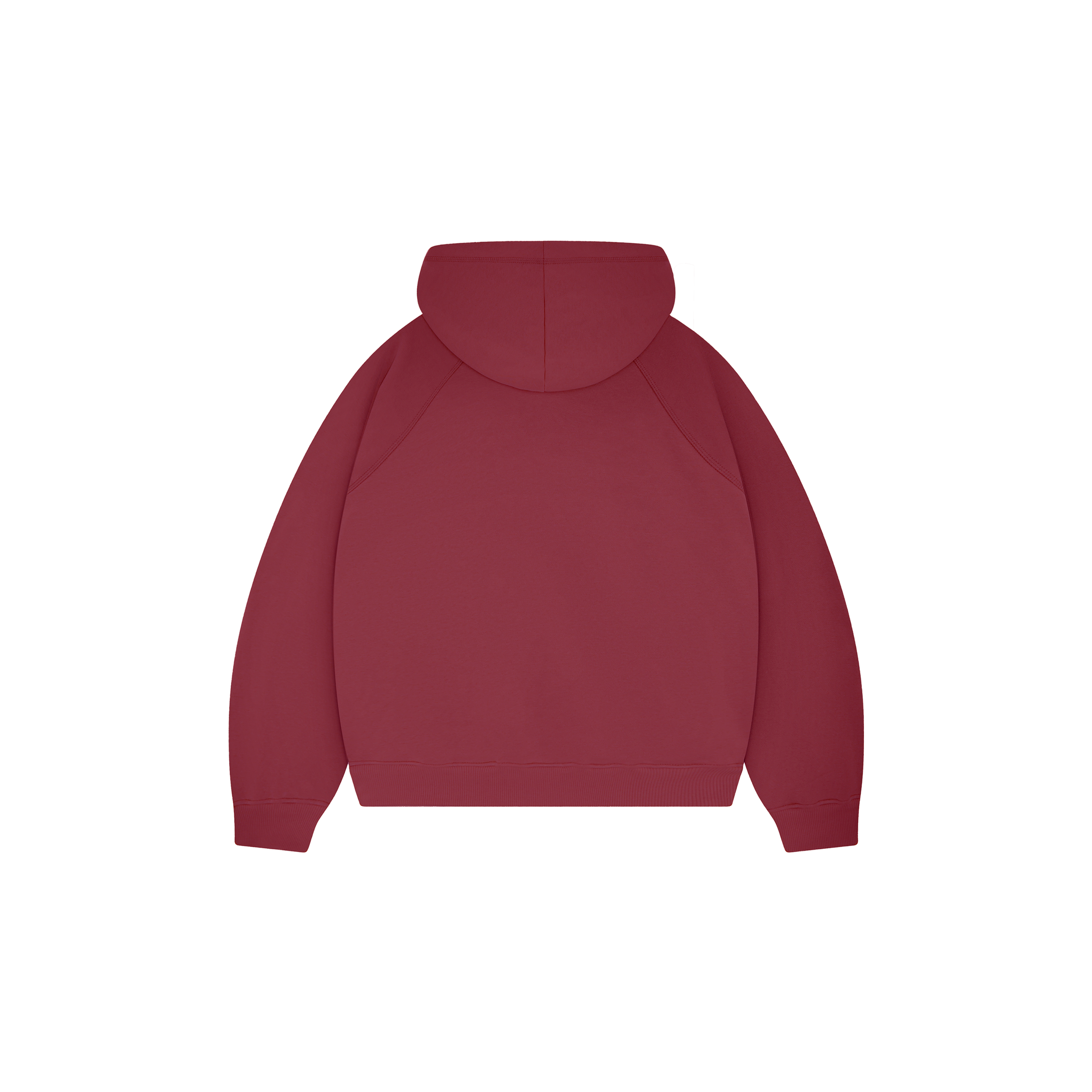 Everyday Bordeaux Zip Hoodie