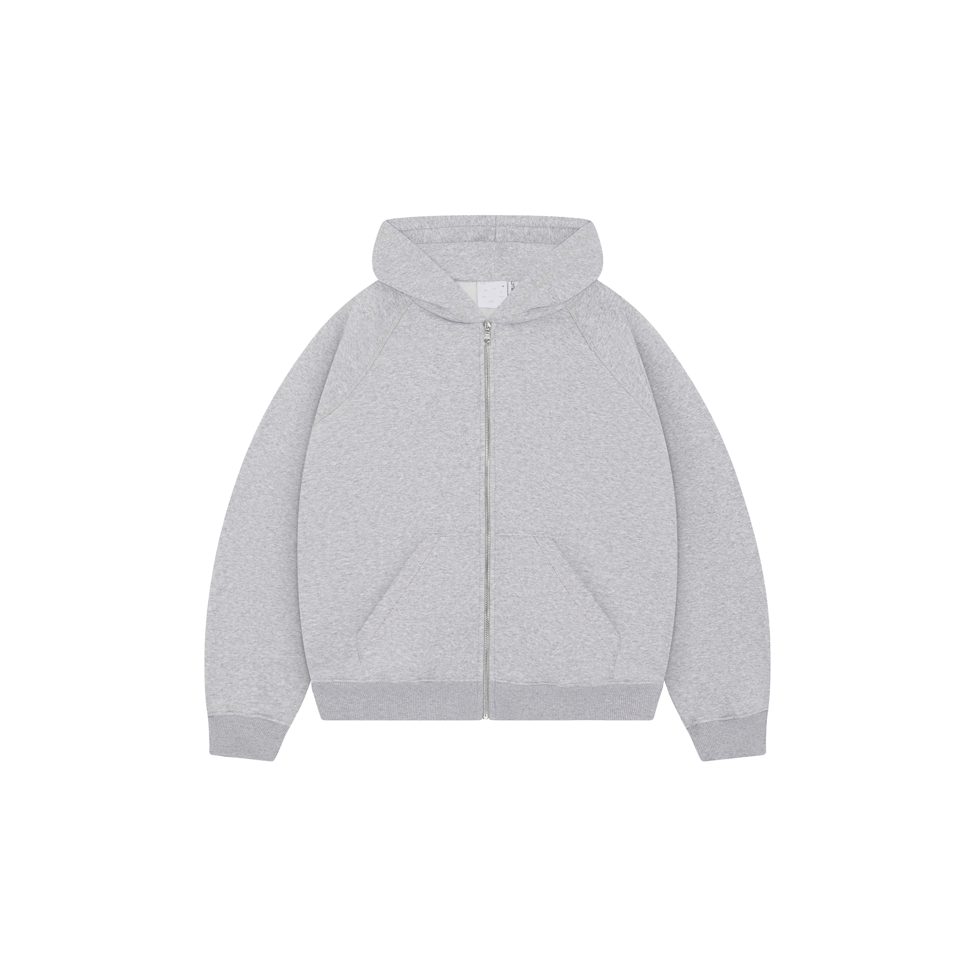 Felpa con cappuccio grigia con zip Everyday Gym