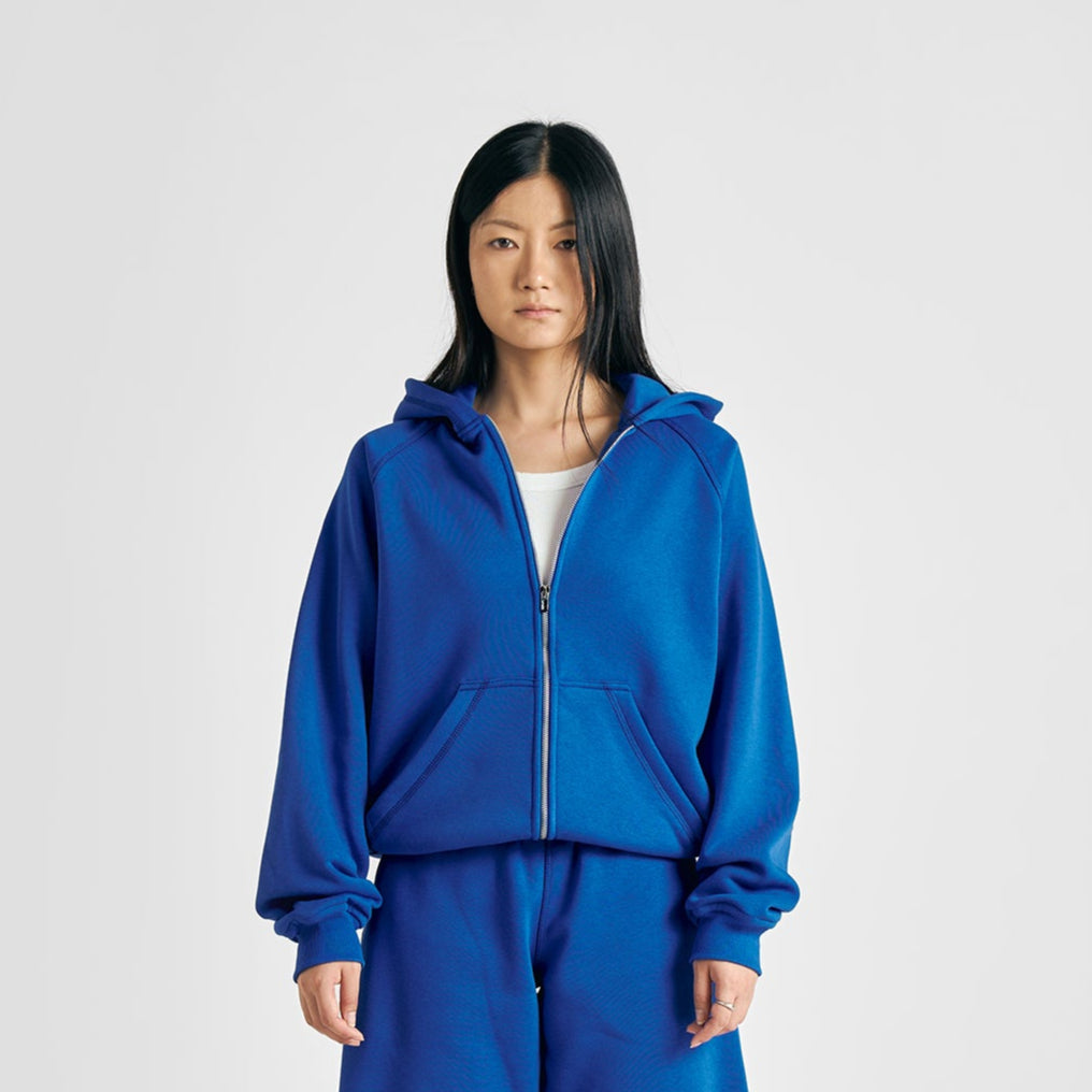 EVERYDAY ROYAL BLUE ZIP HOODIE