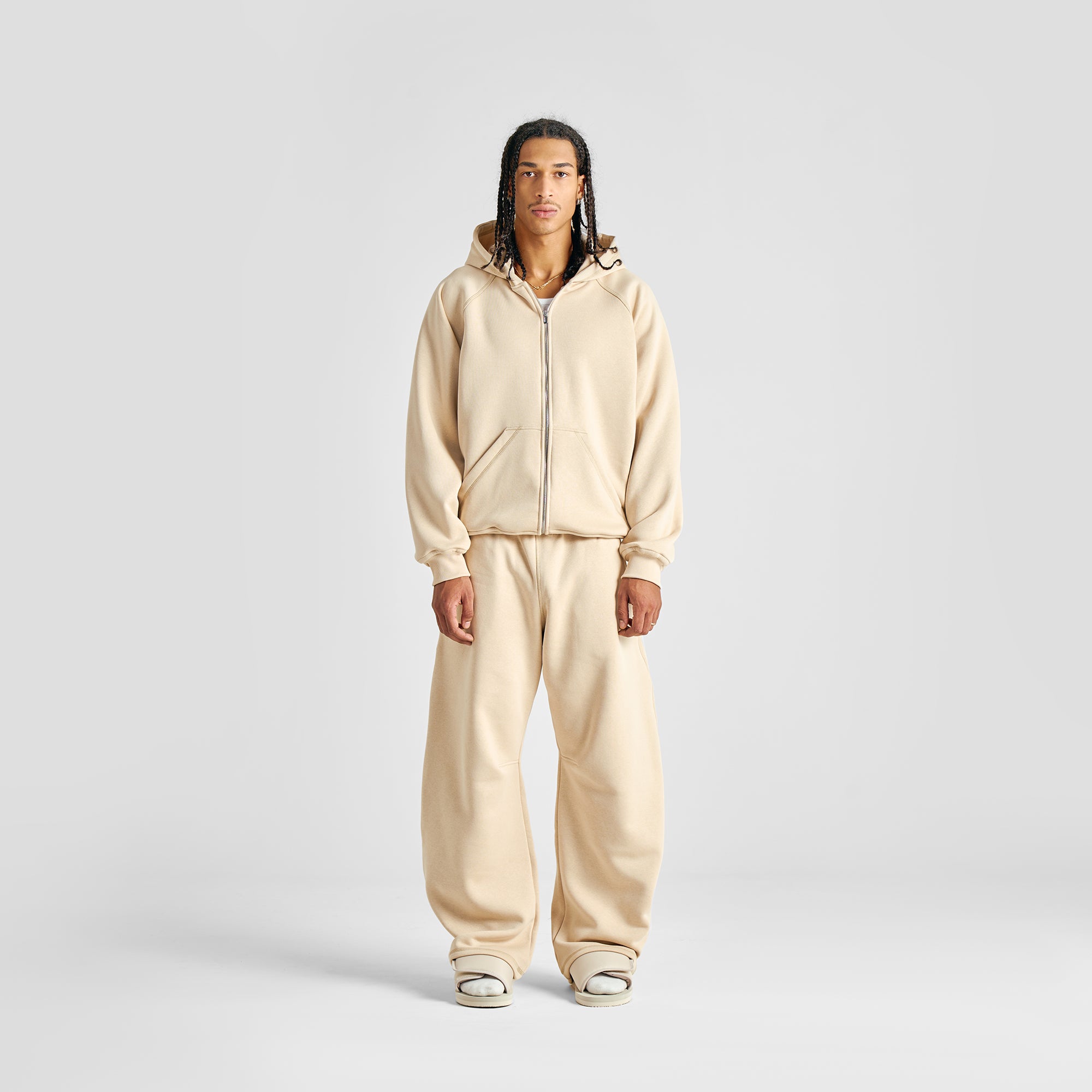 EVERYDAY SOFT SAND ZIP HOODIE