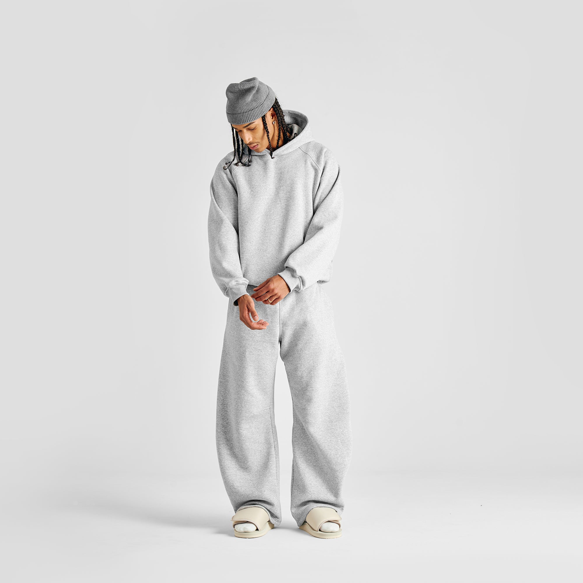 EVERYDAY GYM GREY HOODIE