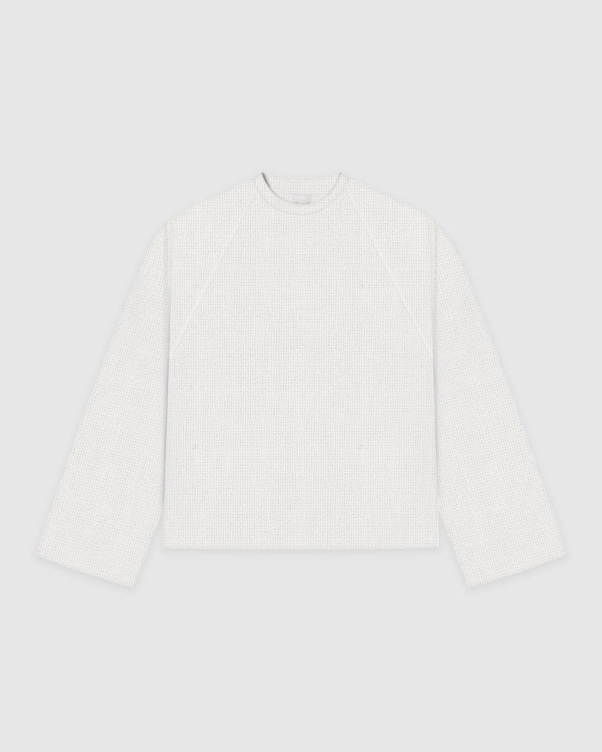 Waffle Off White Longsleeve Tee