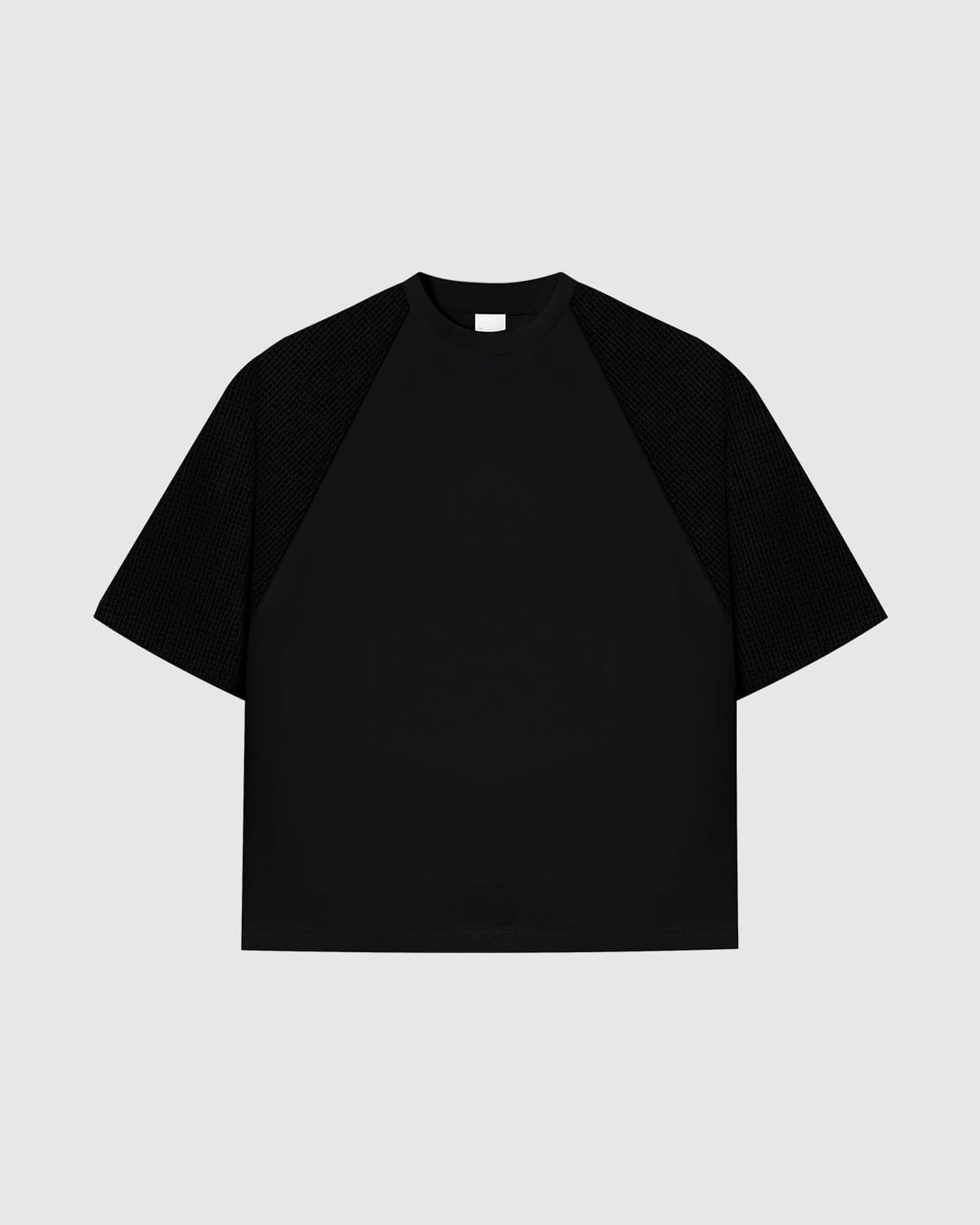 Waffle Jet Black Tee