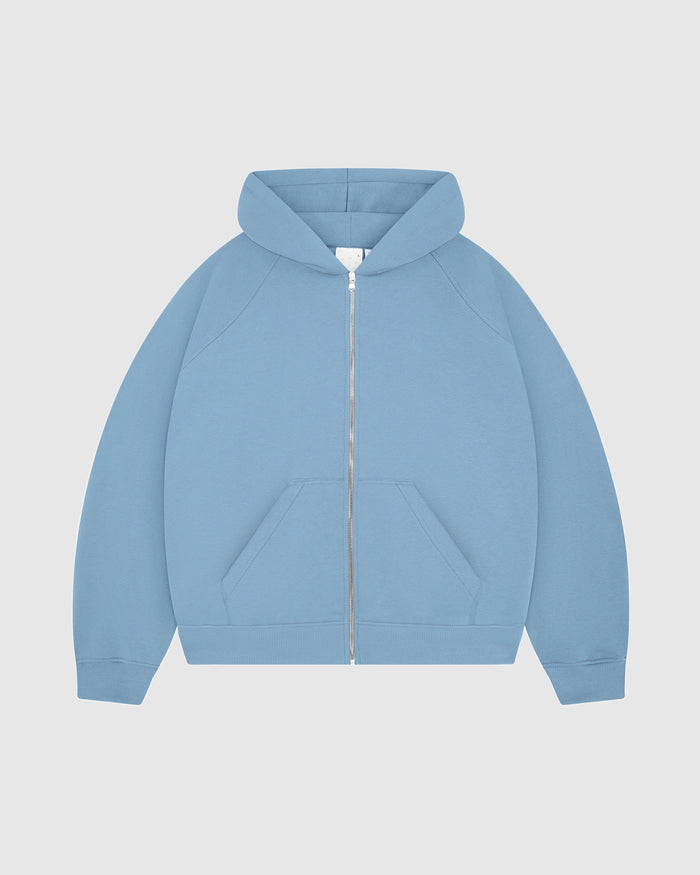 EVERYDAY CLOUDY BLUE ZIP HOODIE