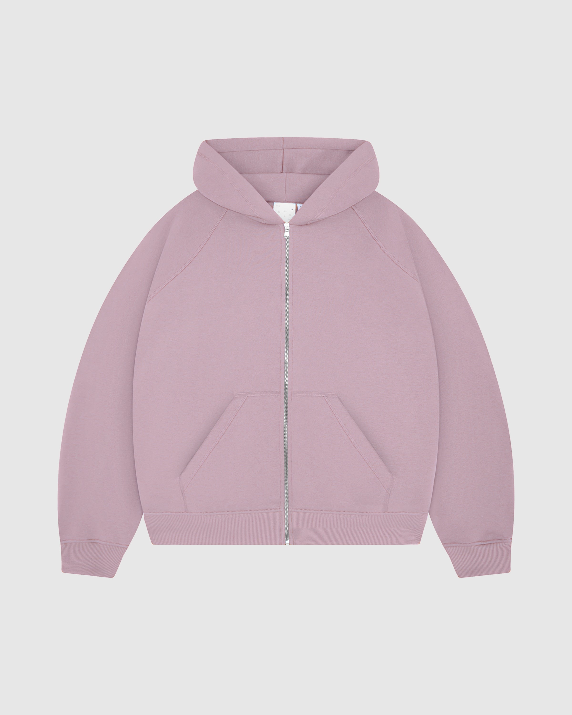 EVERYDAY GLAM PINK ZIP HOODIE