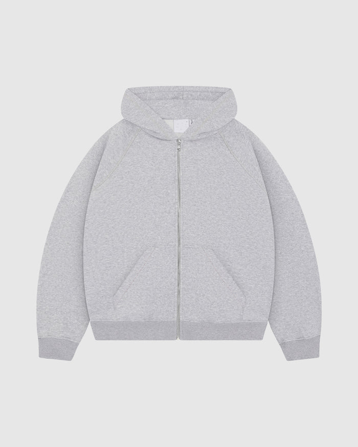 EVERYDAY GYM GREY ZIP HOODIE