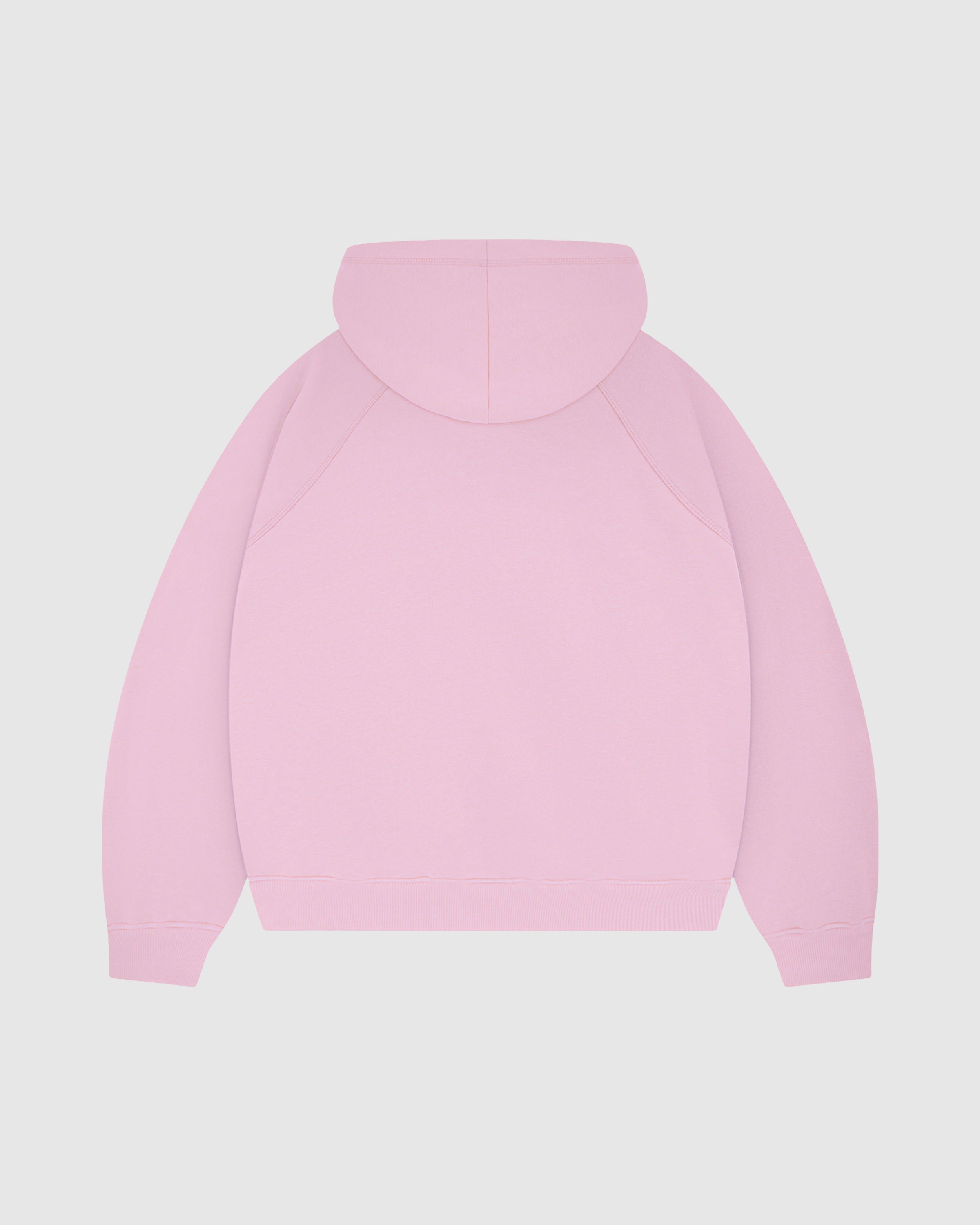 EVERYDAY BABY PINK ZIP HOODIE