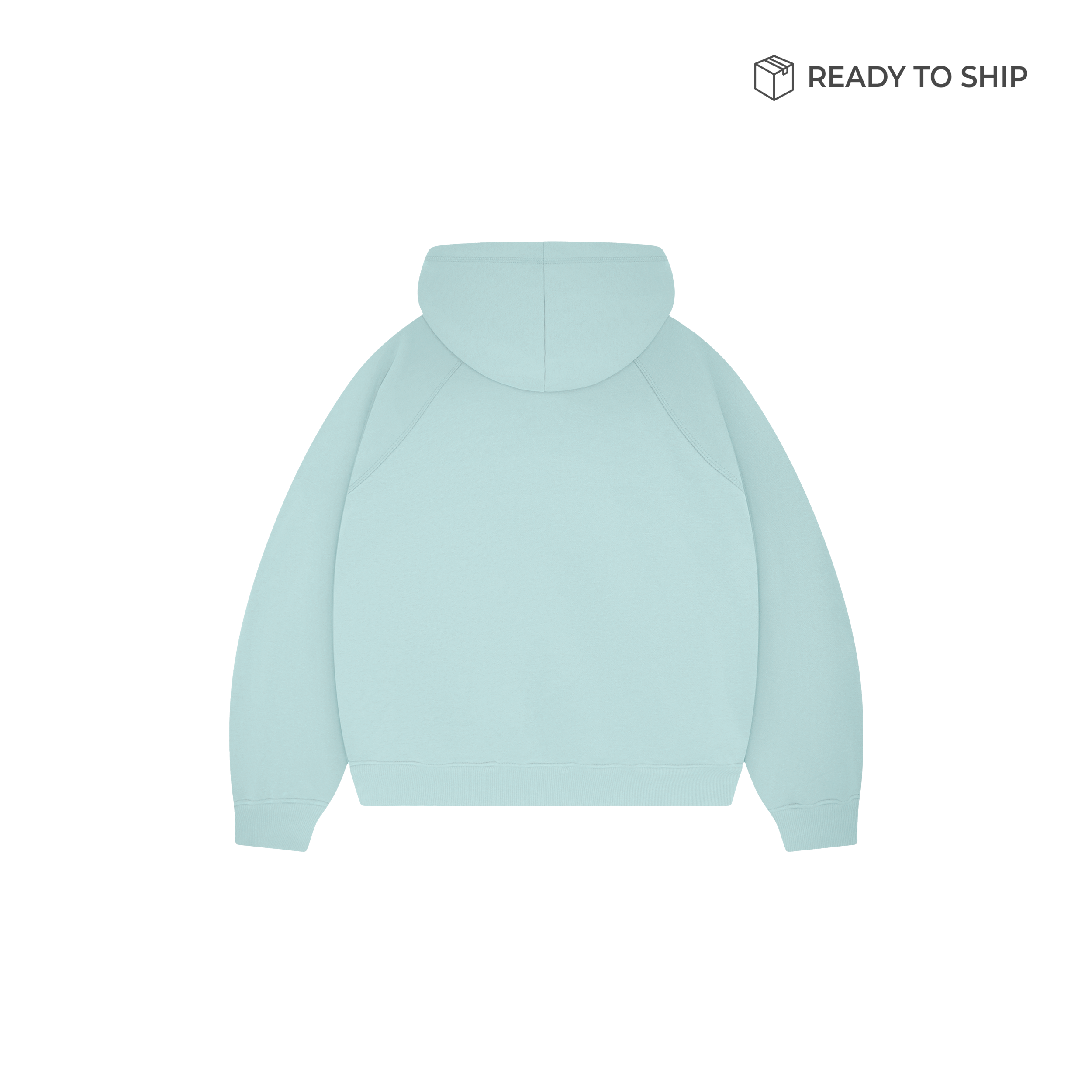 Premium 500gsm Ice Grey Zip Hoodie