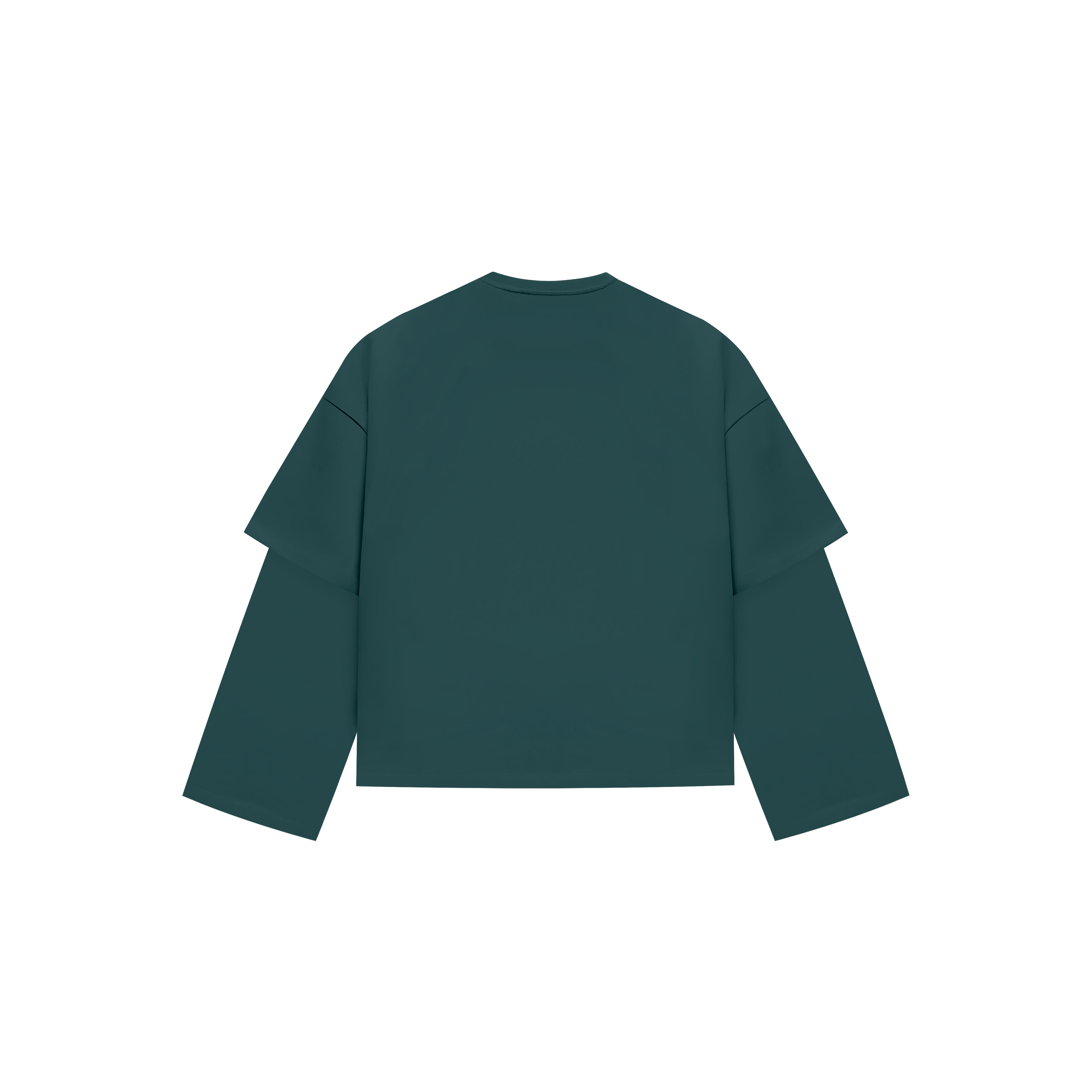 Everyday Bottle Green Double-Sleeve Tee