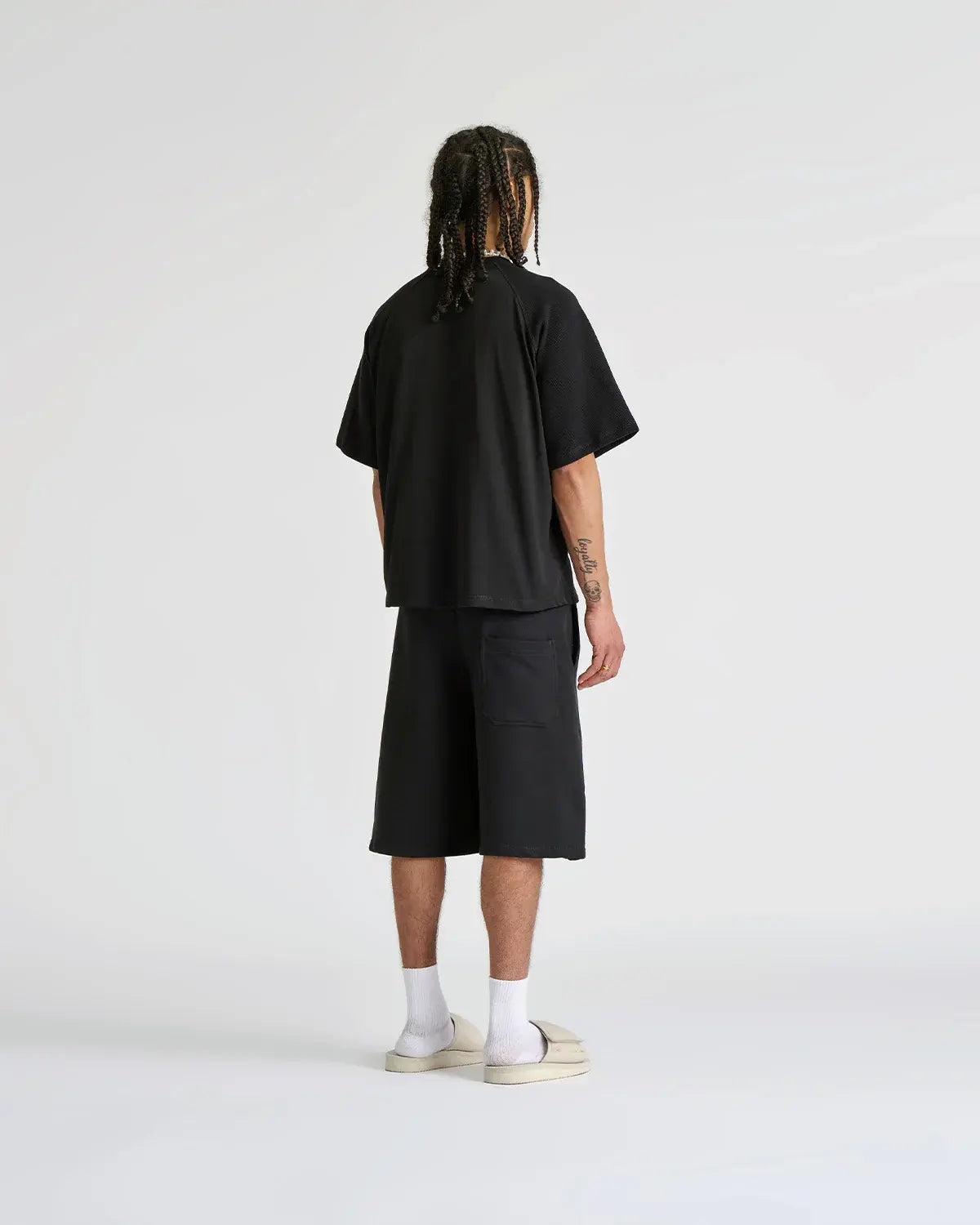 Jet Black Everyday Sweat Jorts