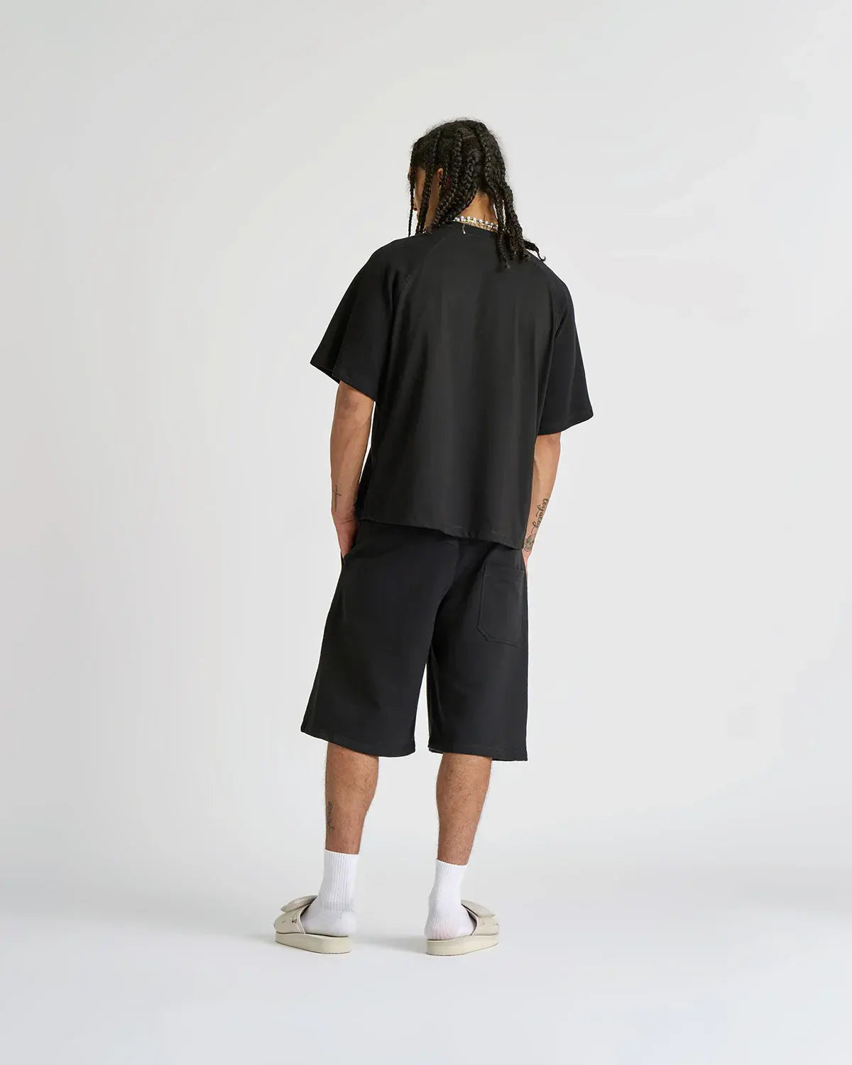 Jet Black Everyday Sweat Jorts