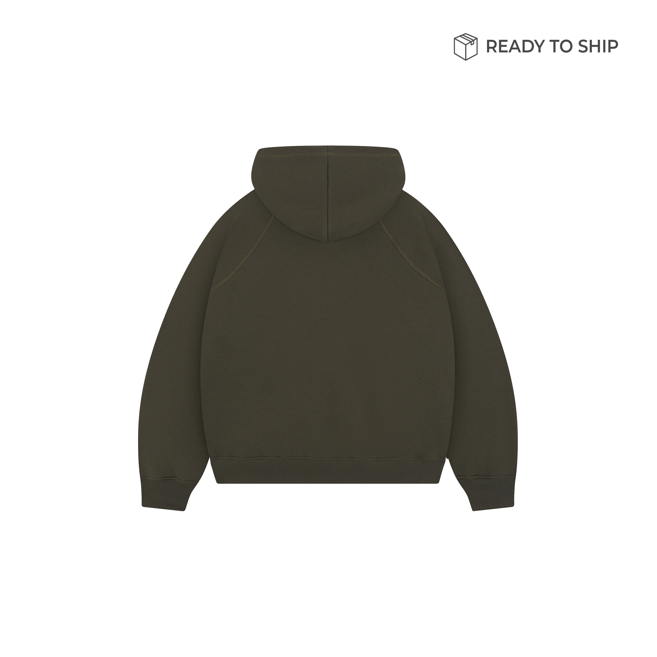 Premium 500gsm Military Green Hoodie