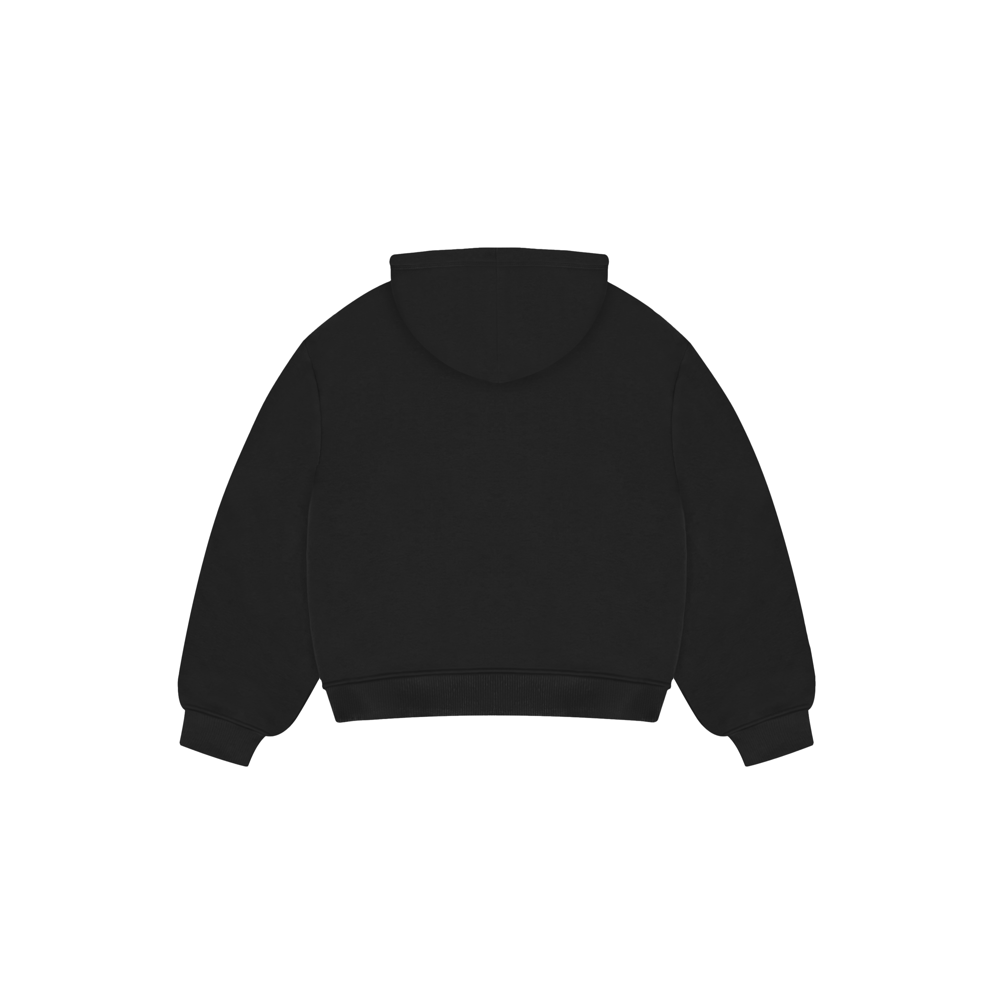 Felpa con cappuccio e zip Bulk nera