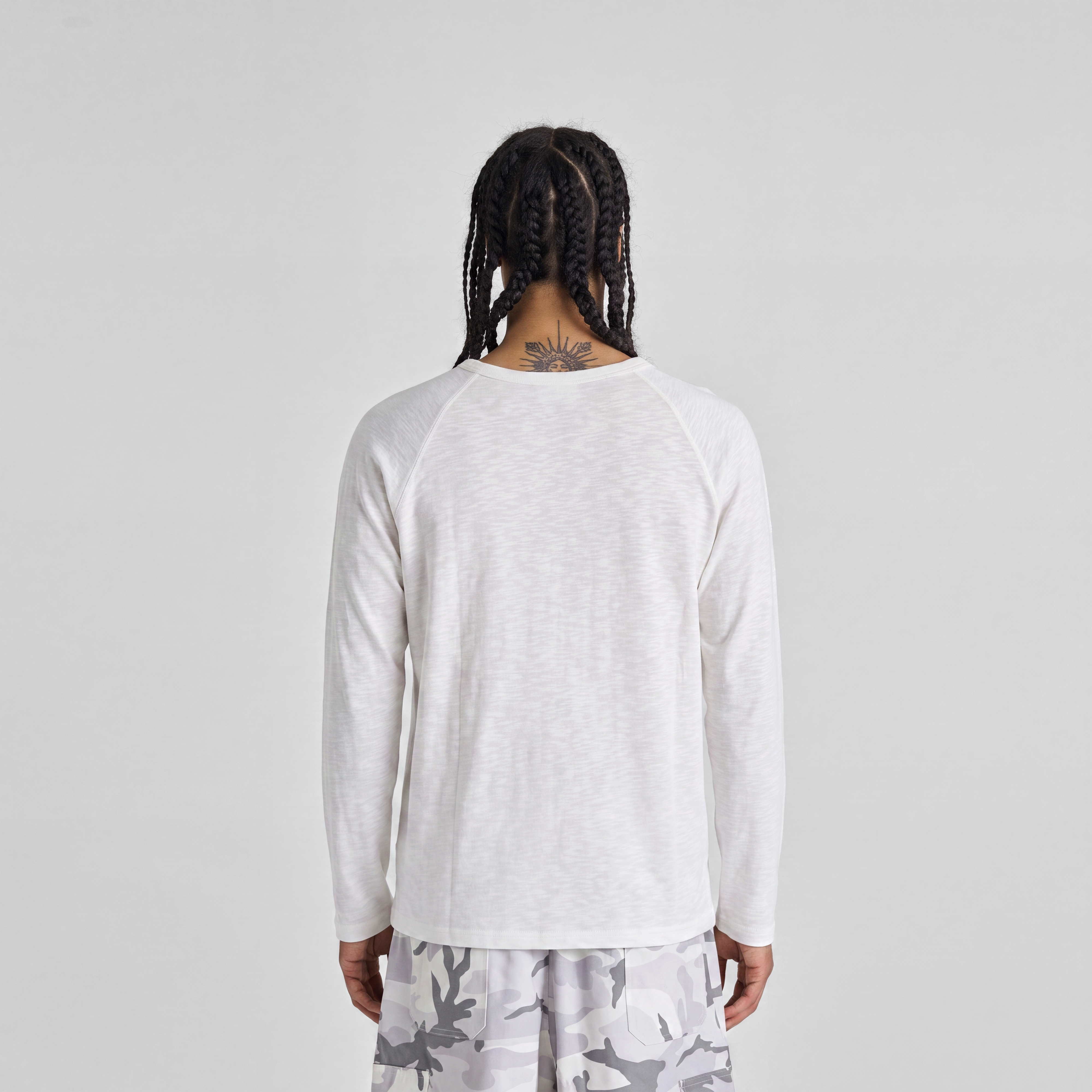 Henley Longsleeve - Optical White