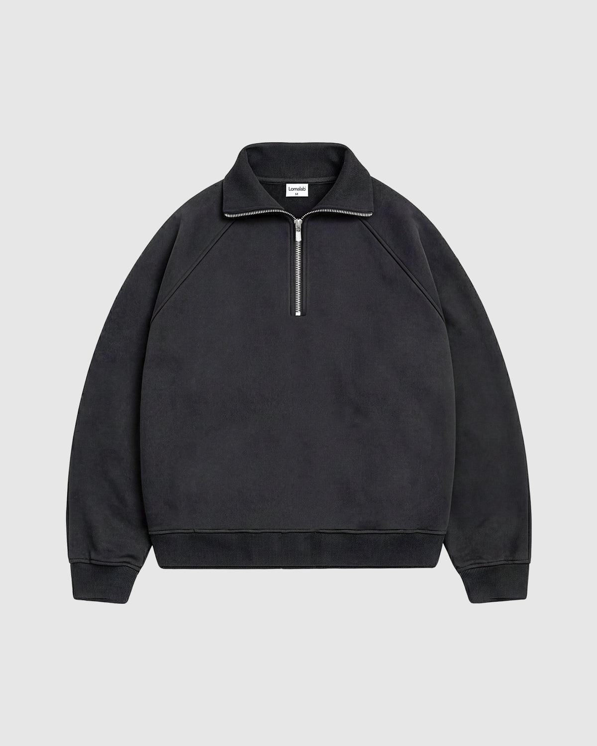 EVERYDAY ANTHRACITE HALF ZIP HOODIE