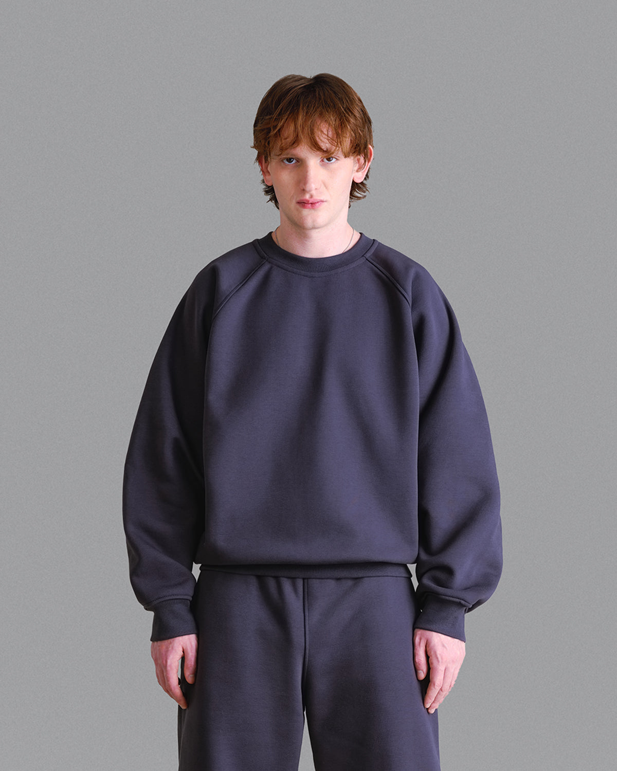 Premium 500gsm Anthracite Crewneck