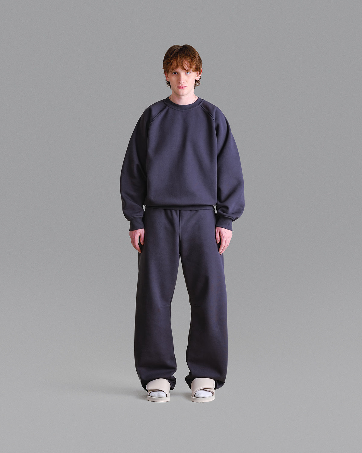 Premium 500gsm Anthracite Crewneck