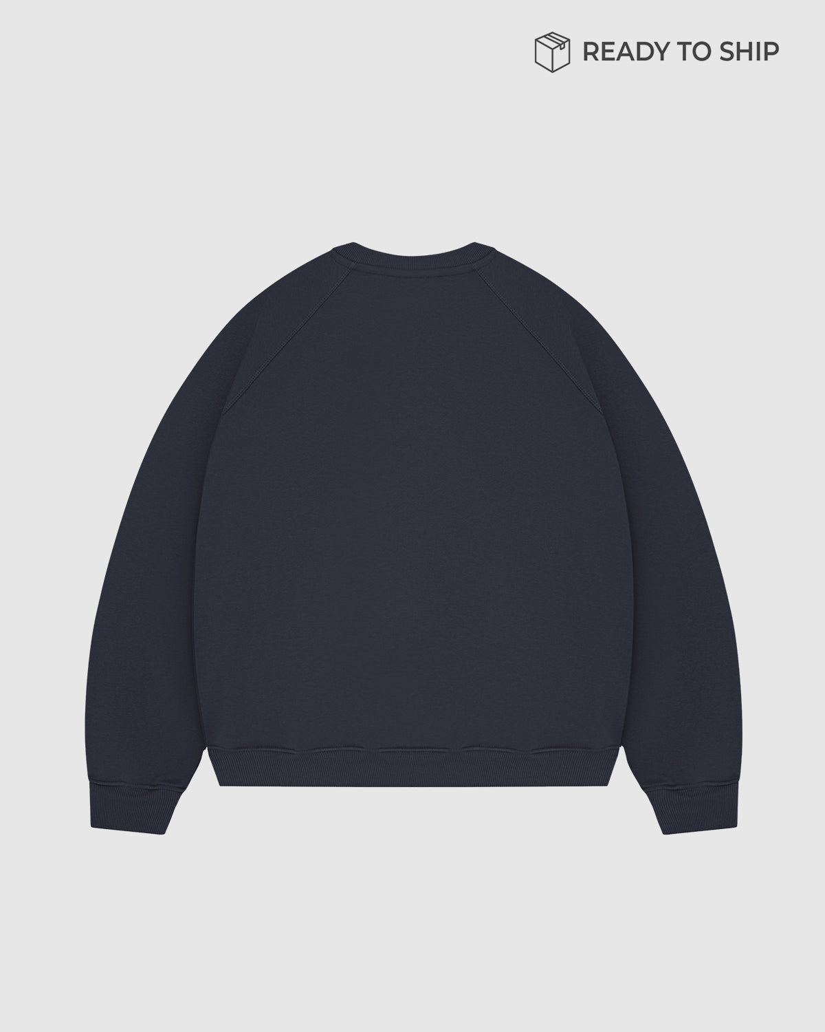 Premium 500gsm Anthracite Crewneck
