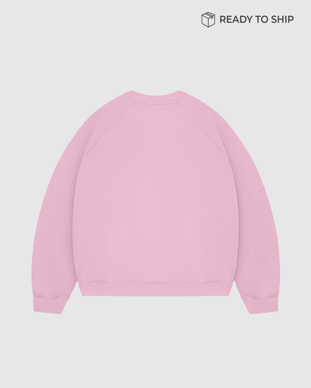 Premium 500gsm Baby Pink Crewneck