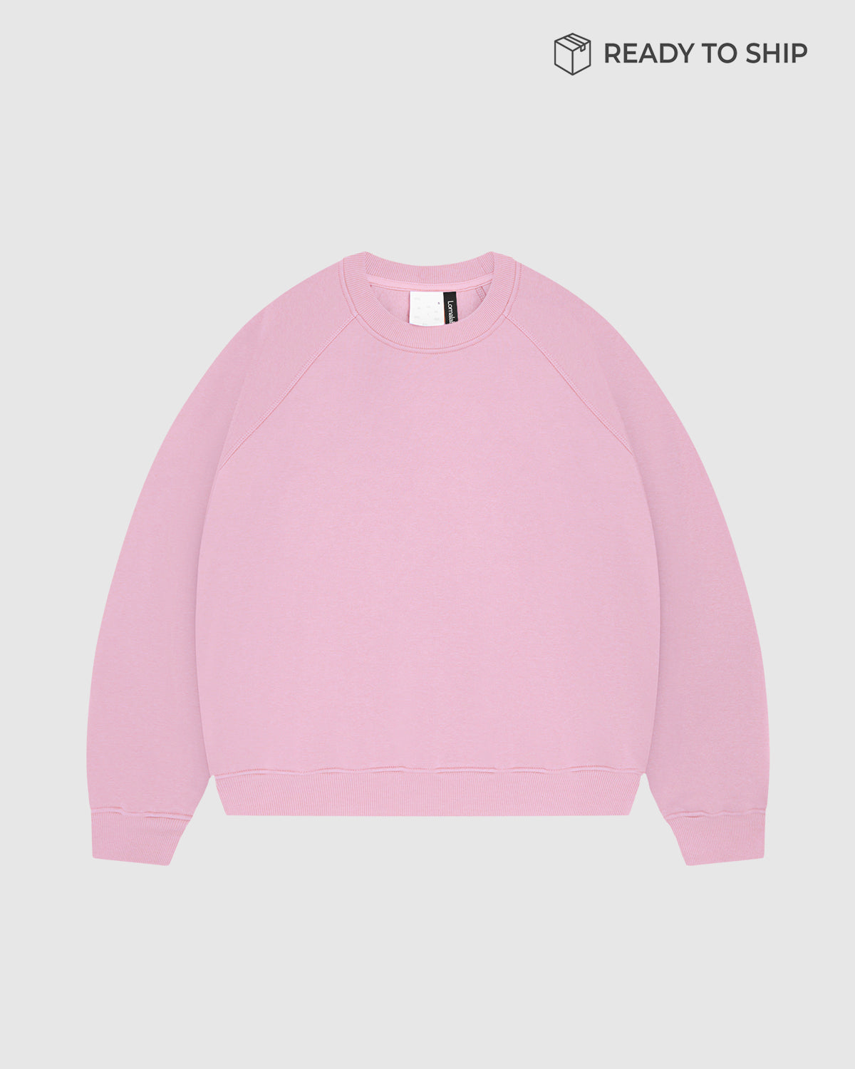 Premium 500gsm Baby Pink Crewneck