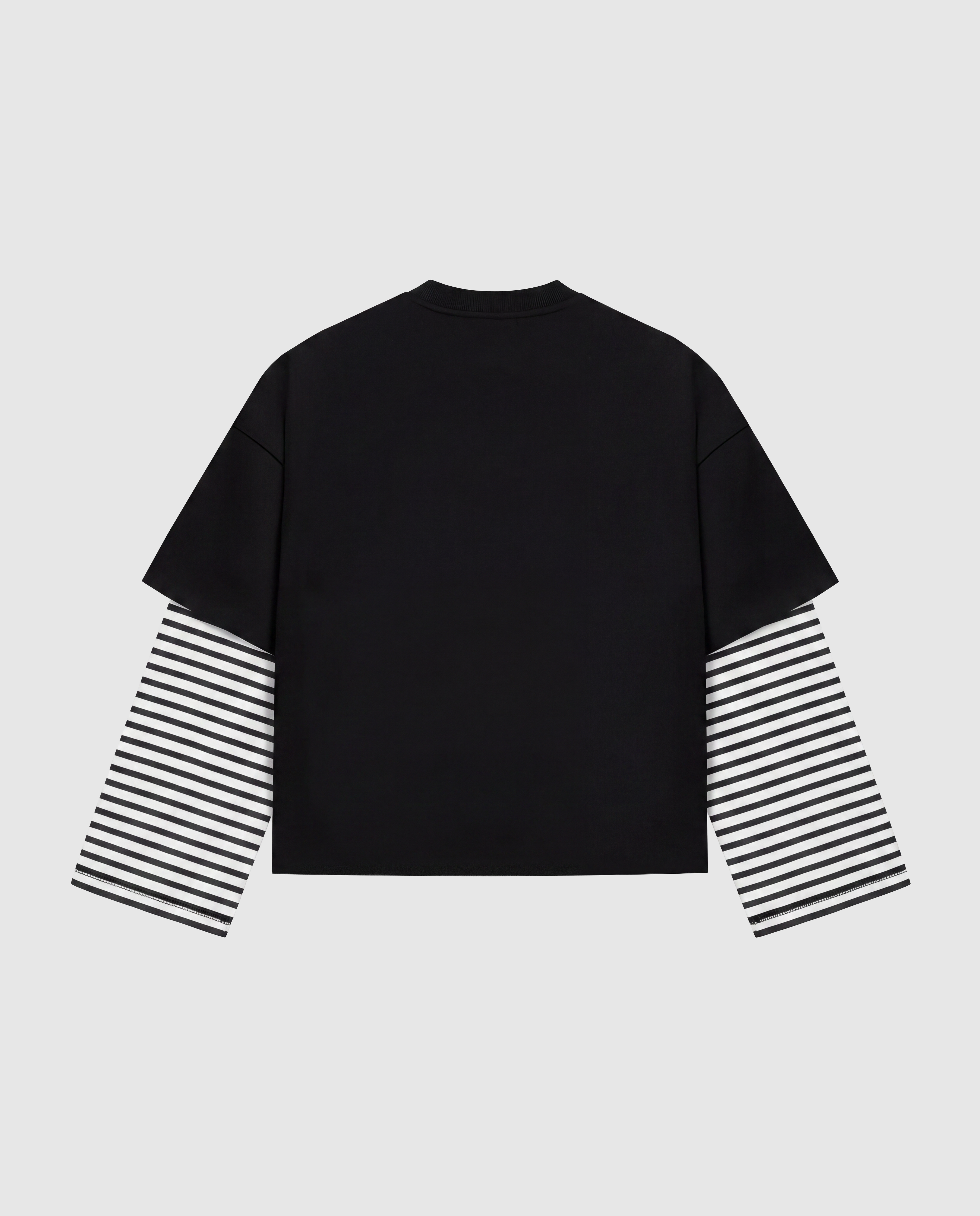 Stripes Doublesleeve - Jet Black