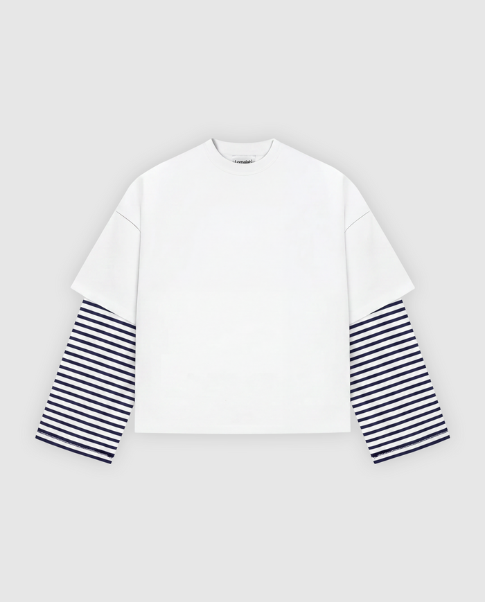 Stripes Doublesleeve - Blue Navy