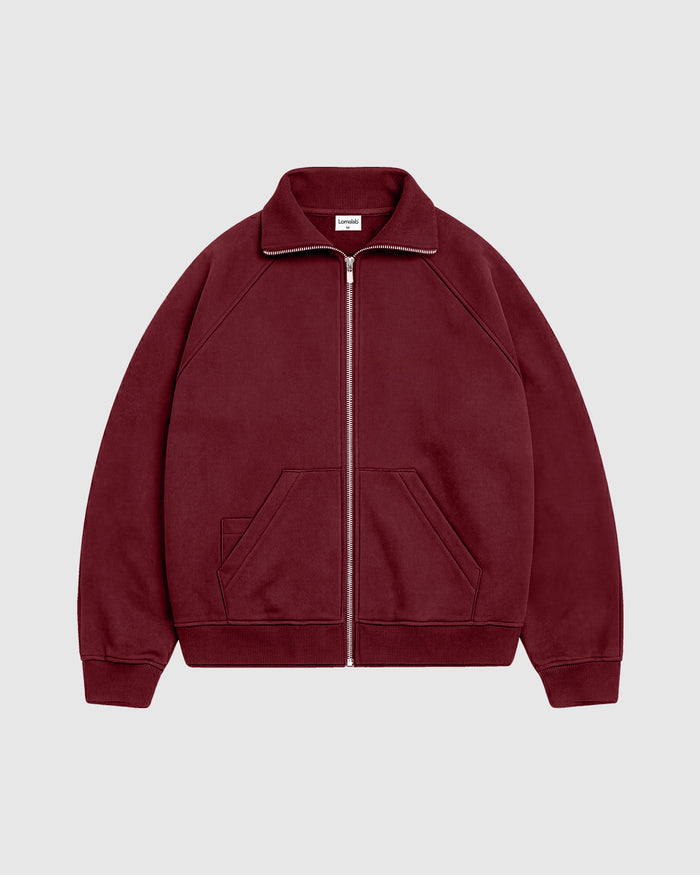 EVERYDAY CHERRY RED FULL ZIP HOODIE