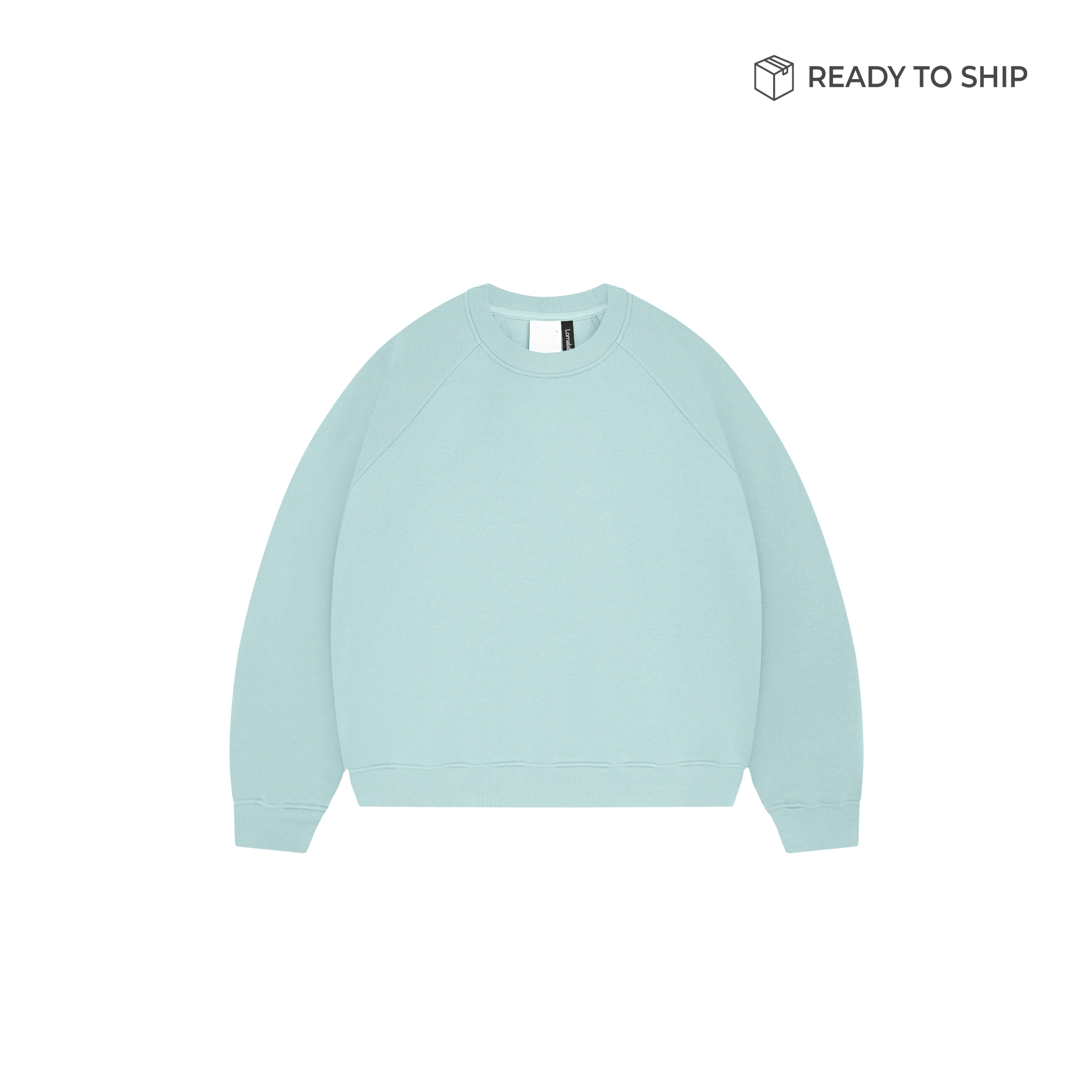 Premium 500gsm Ice Grey Crewneck