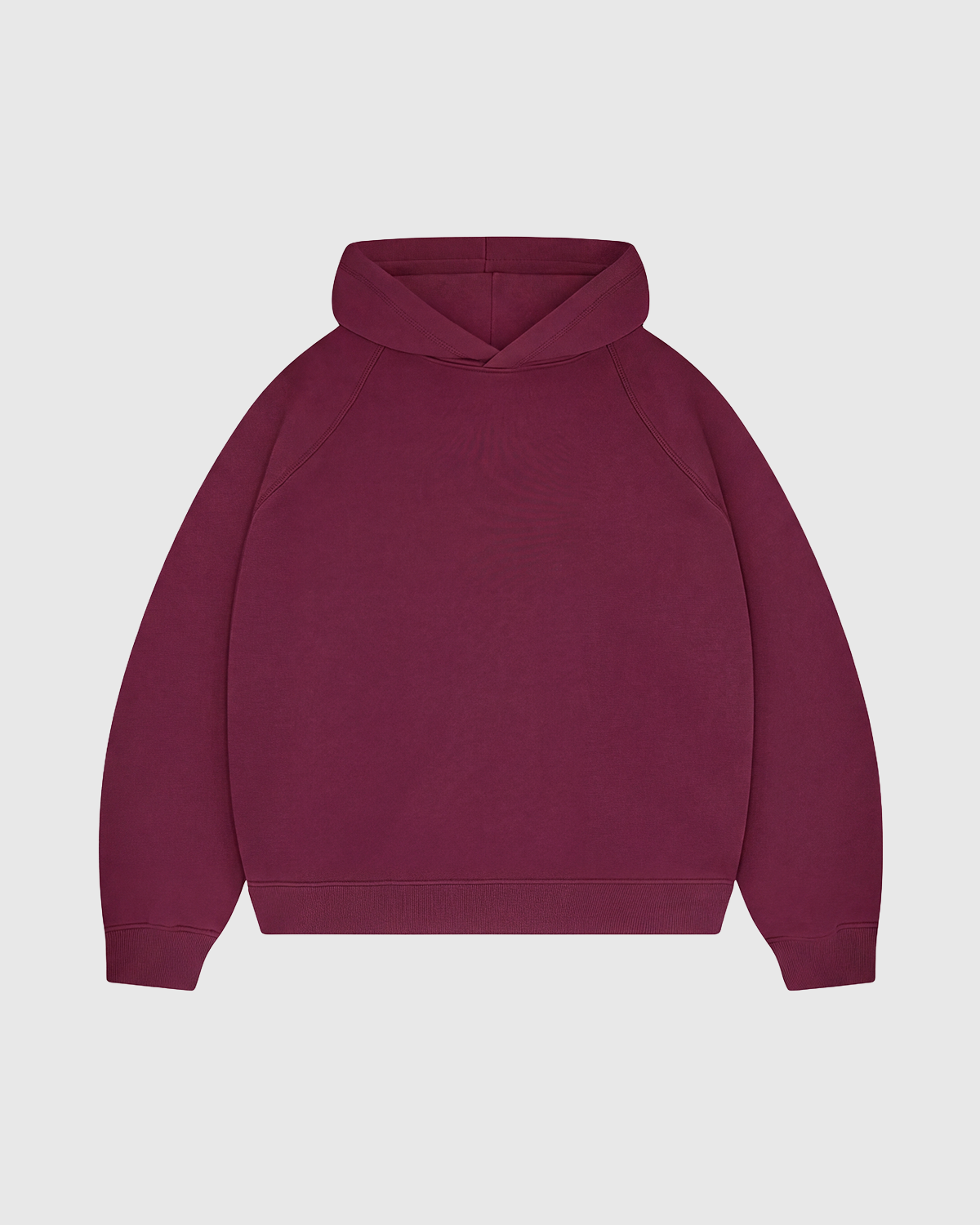 Premium 500gsm Burgundy Hoodie