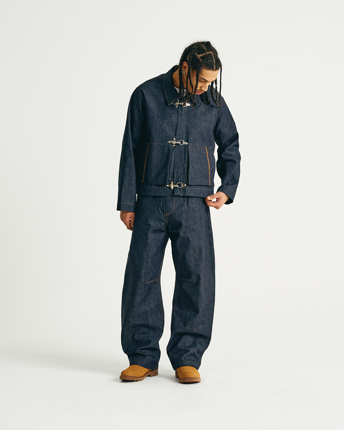 DENIM CLASP WORK JACKET