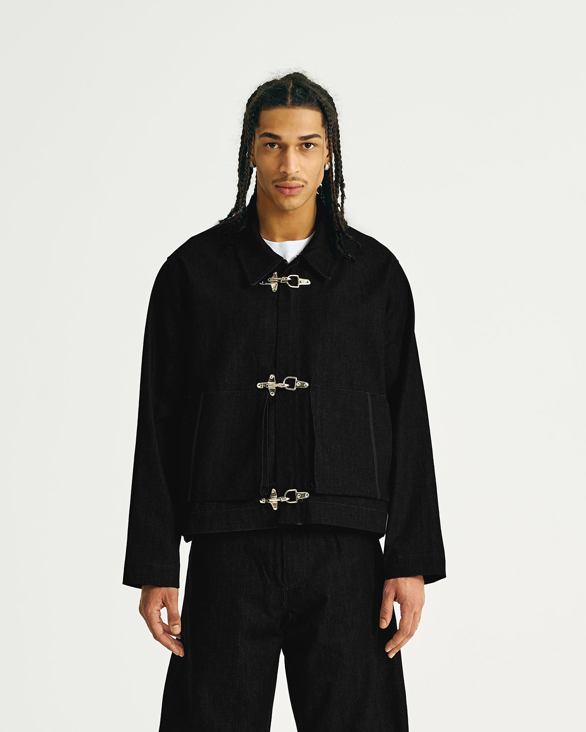 DENIM CLASP WORK JACKET