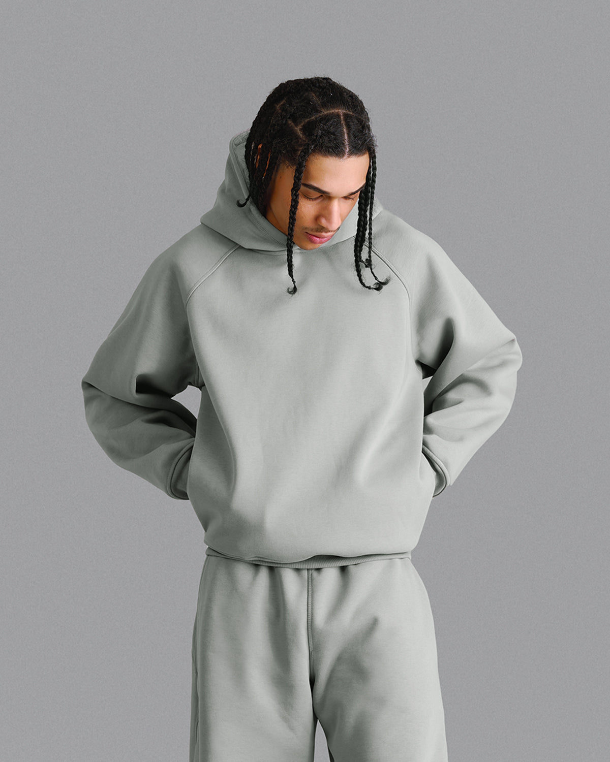 Premium 500gsm Dust Matcha Hoodie