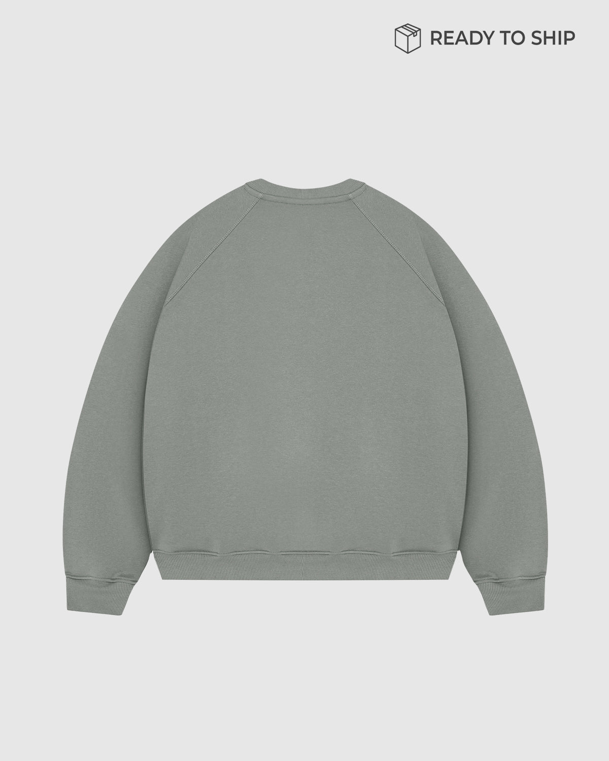 Premium 500gsm Dust Matcha Crewneck