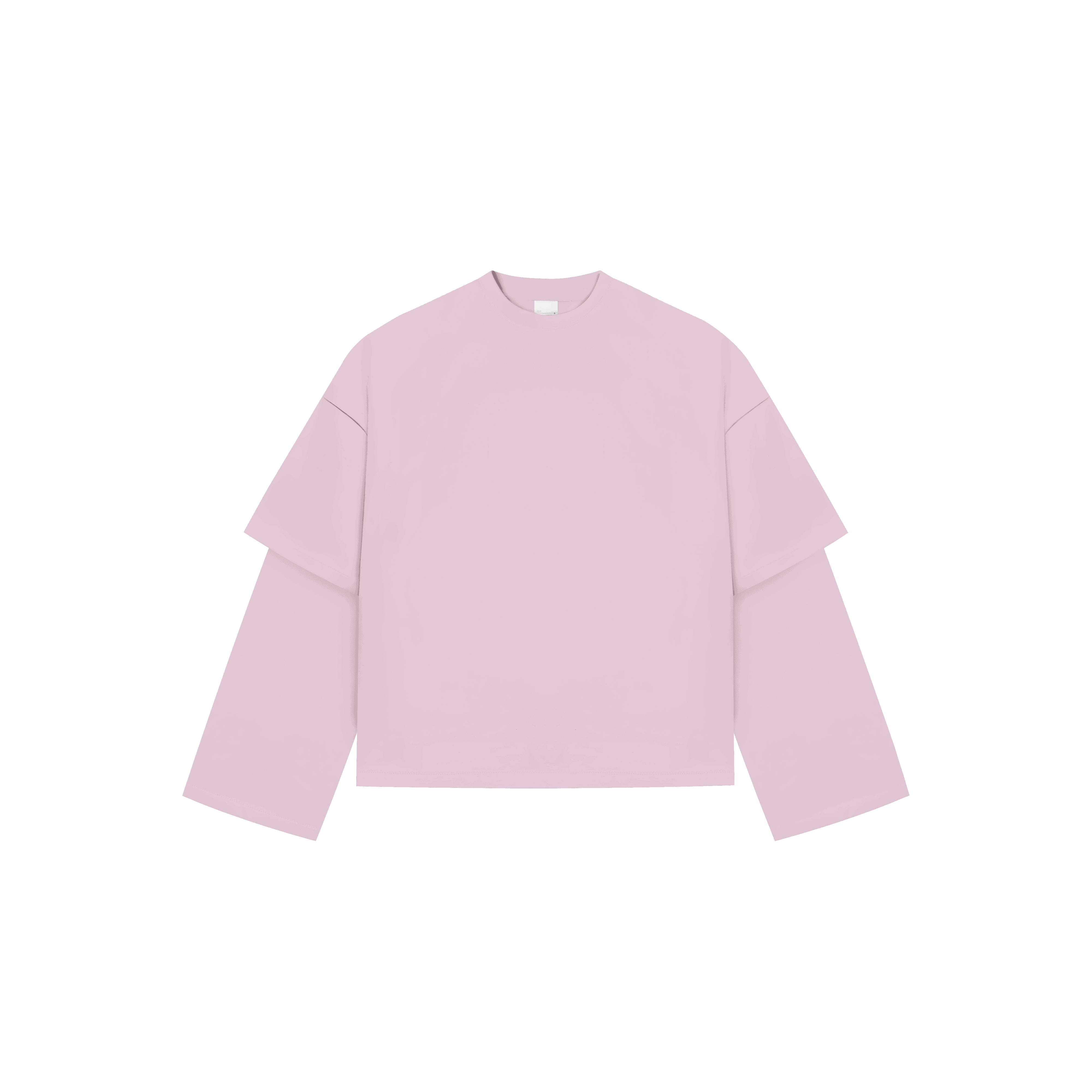 Everyday Dust Pink Double-Sleeve Tee