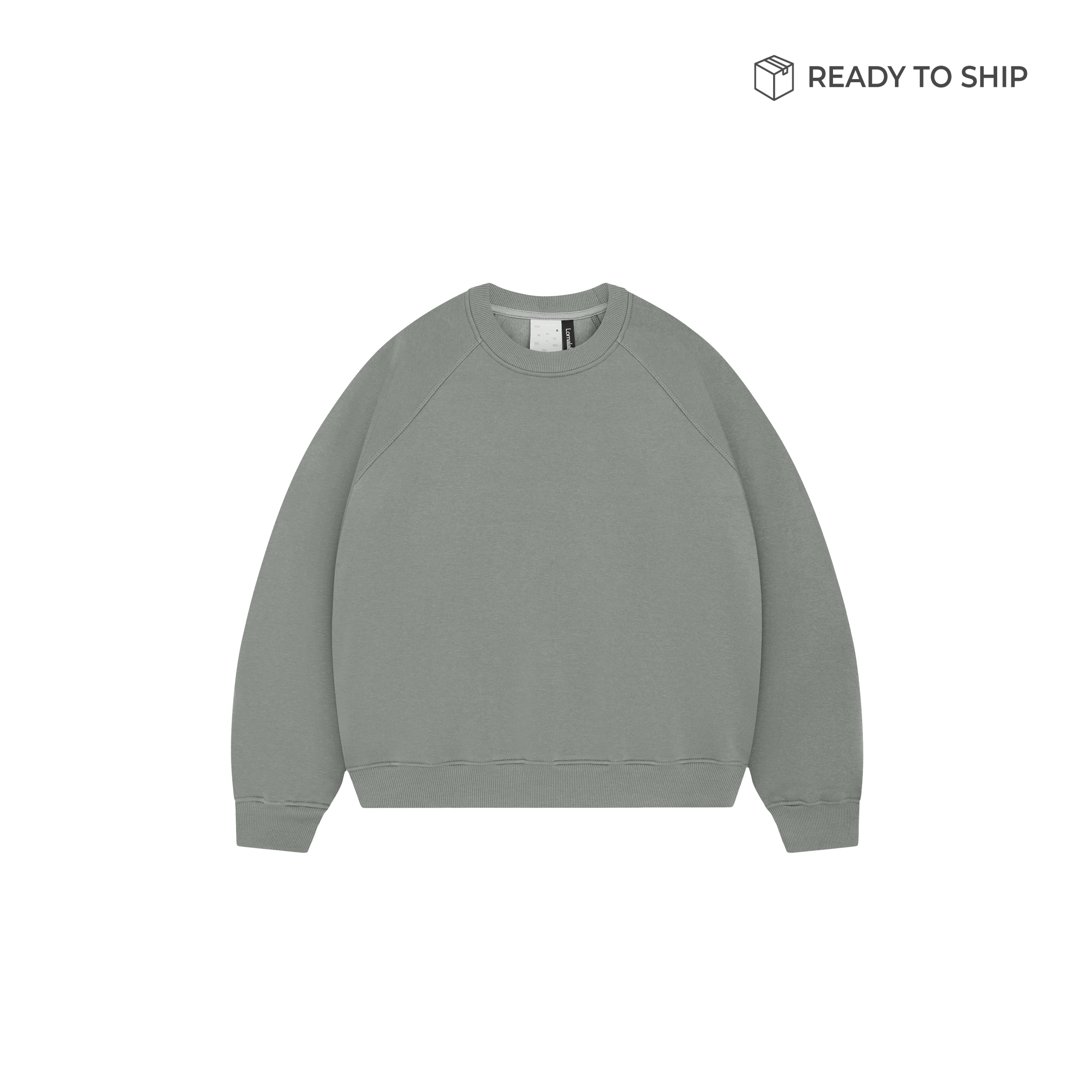 Premium 500gsm Dust Matcha Crewneck