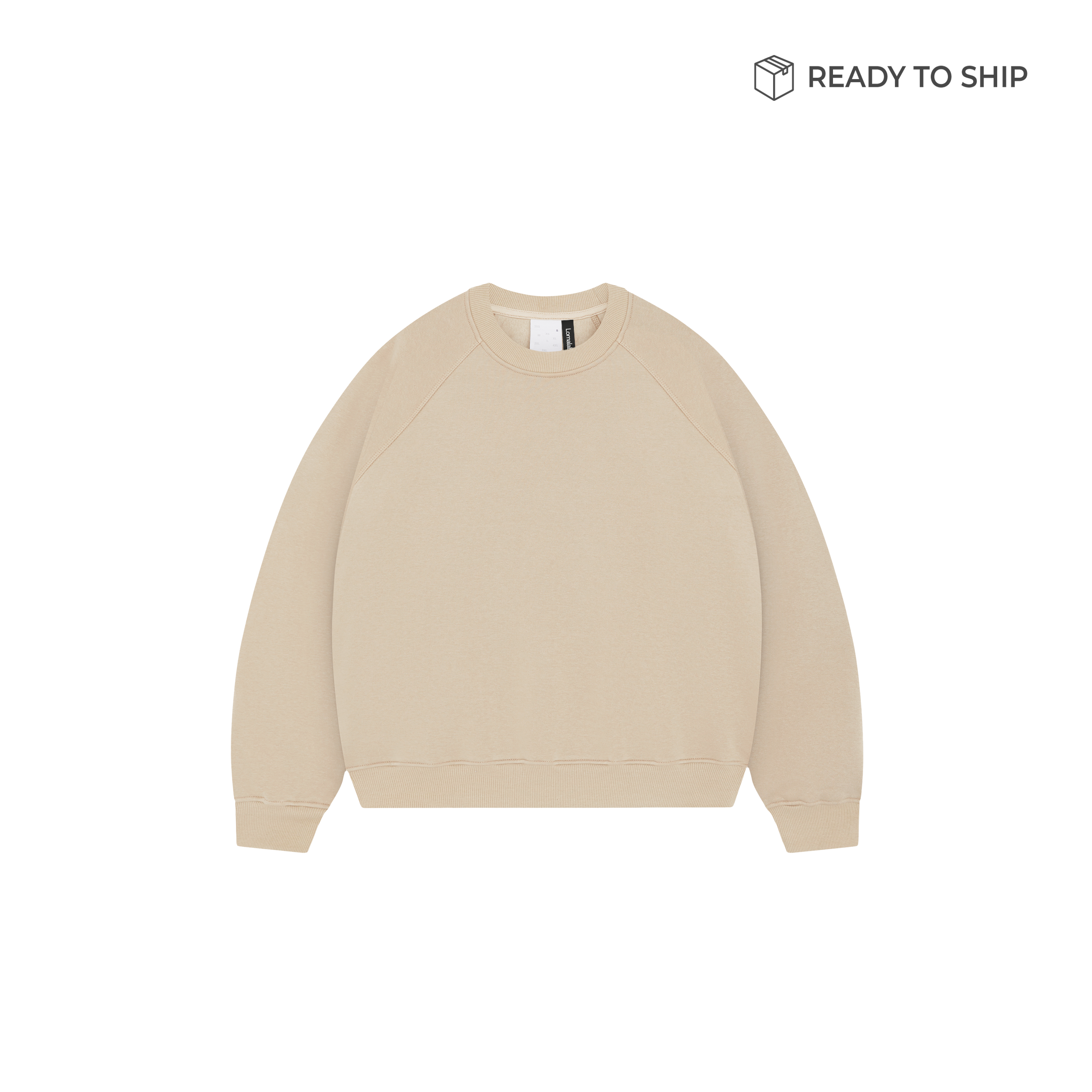 Premium 500gsm Soft Sand Crewneck