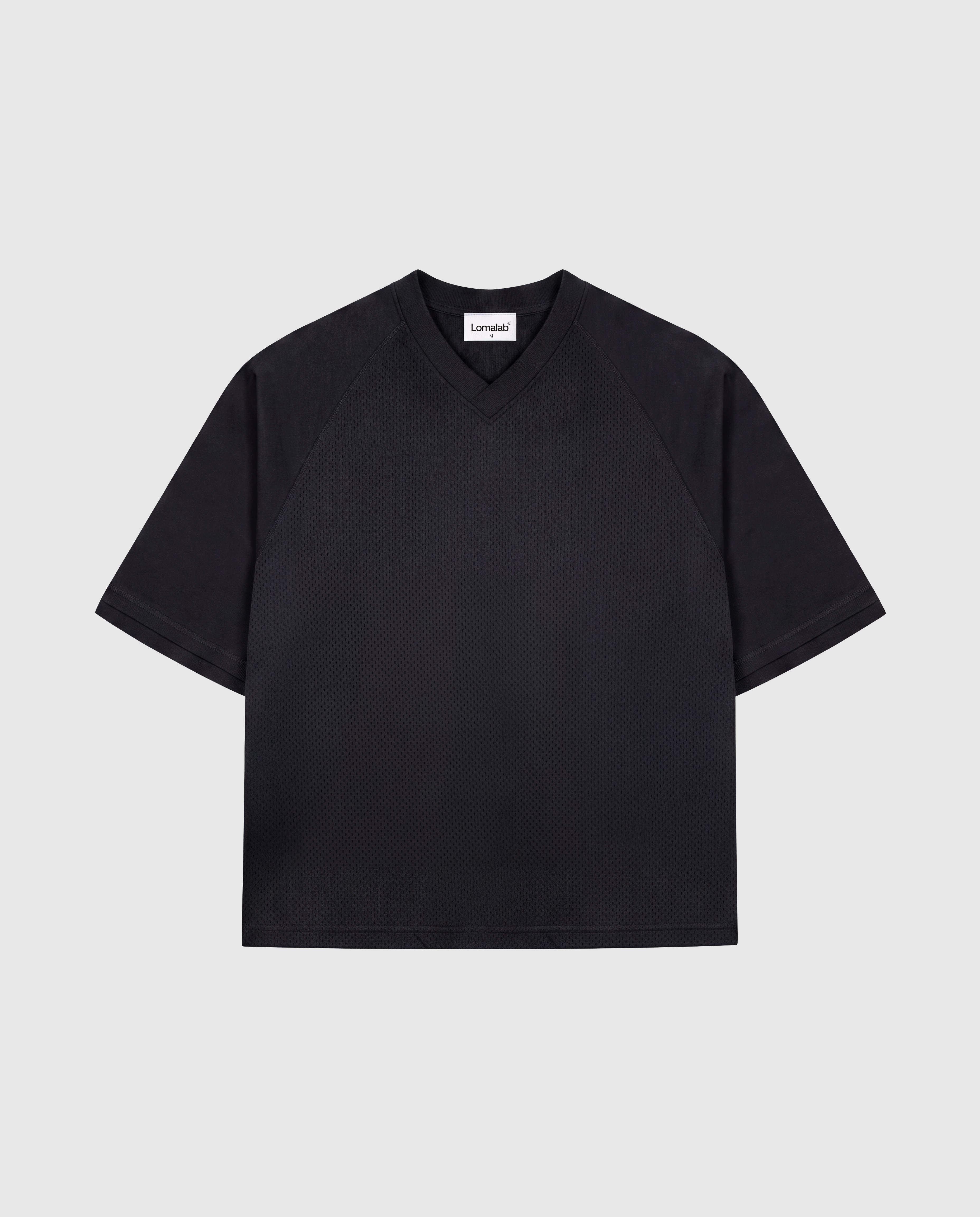 Mesh Tee - Jet Black