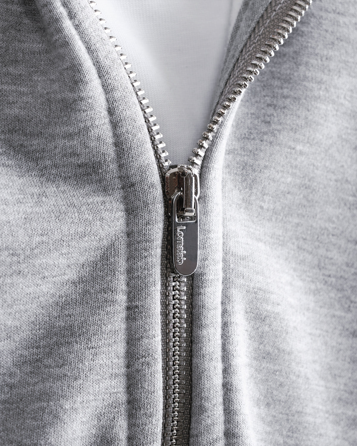Premium 500gsm Gym Grey Zip Hoodie