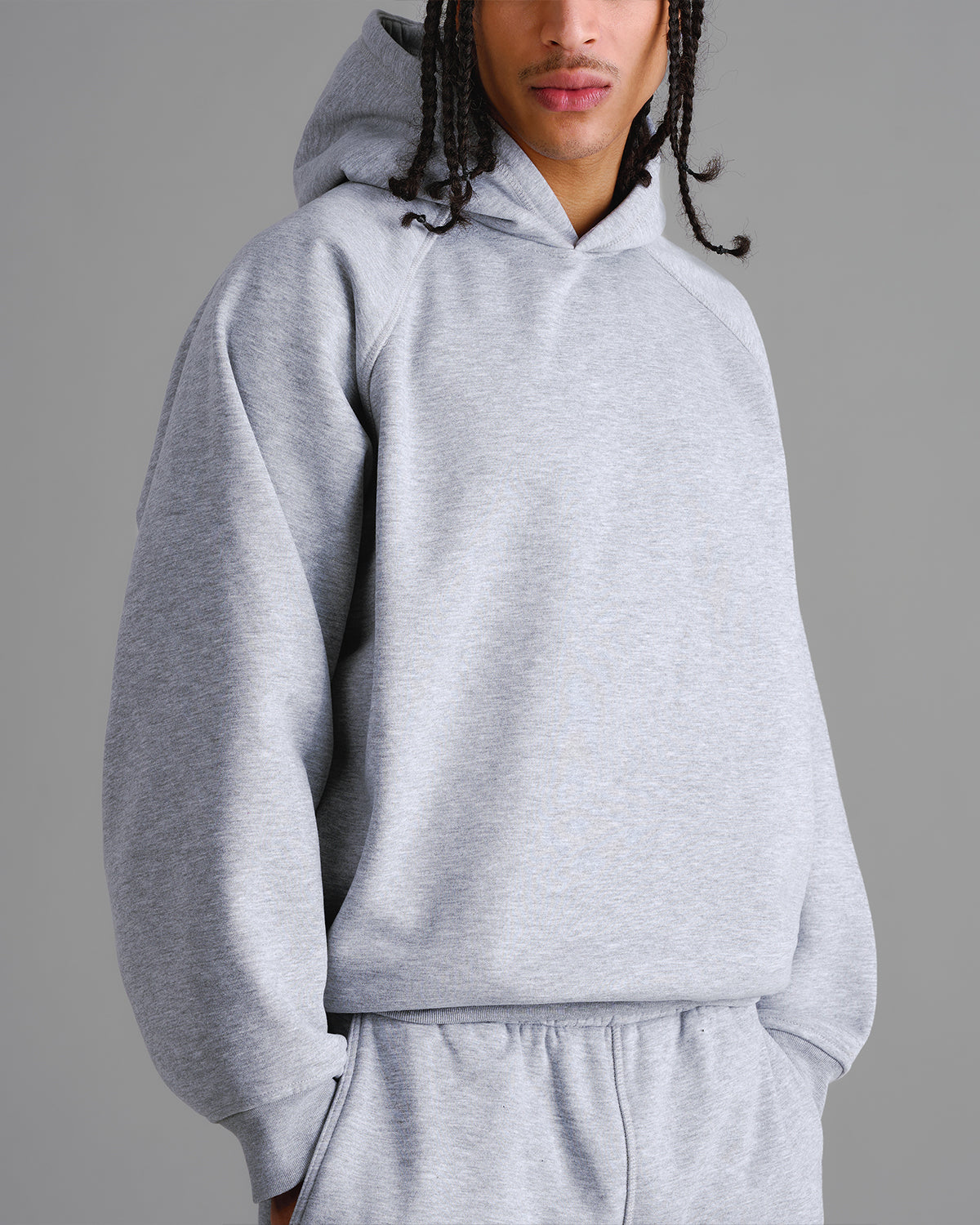 Premium 500gsm Gym Grey Hoodie