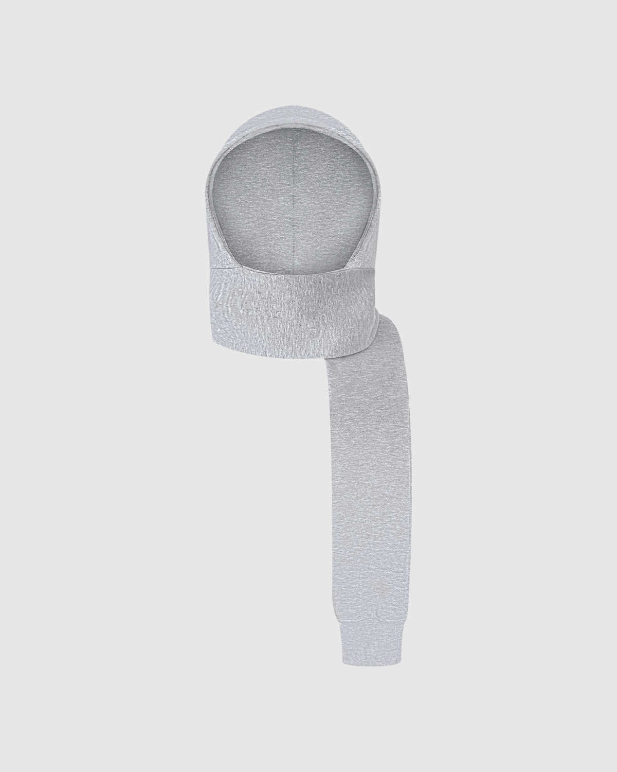 Gym Grey Upcycled Hoodscarf