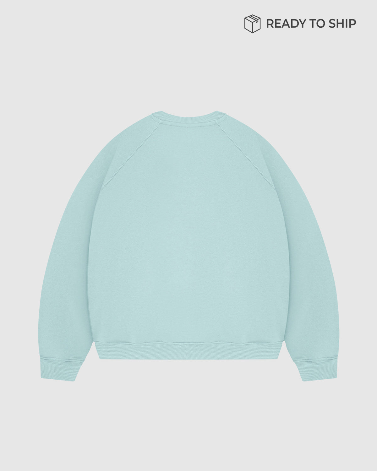 Premium 500gsm Ice Grey Crewneck